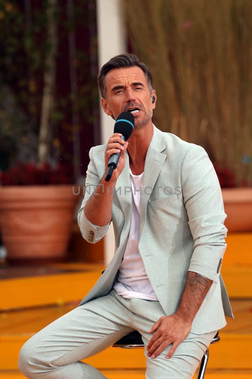 Florian Silbereisen (singer / musician / entertainer) in the ARD TV show "Immer wieder sonntags""."