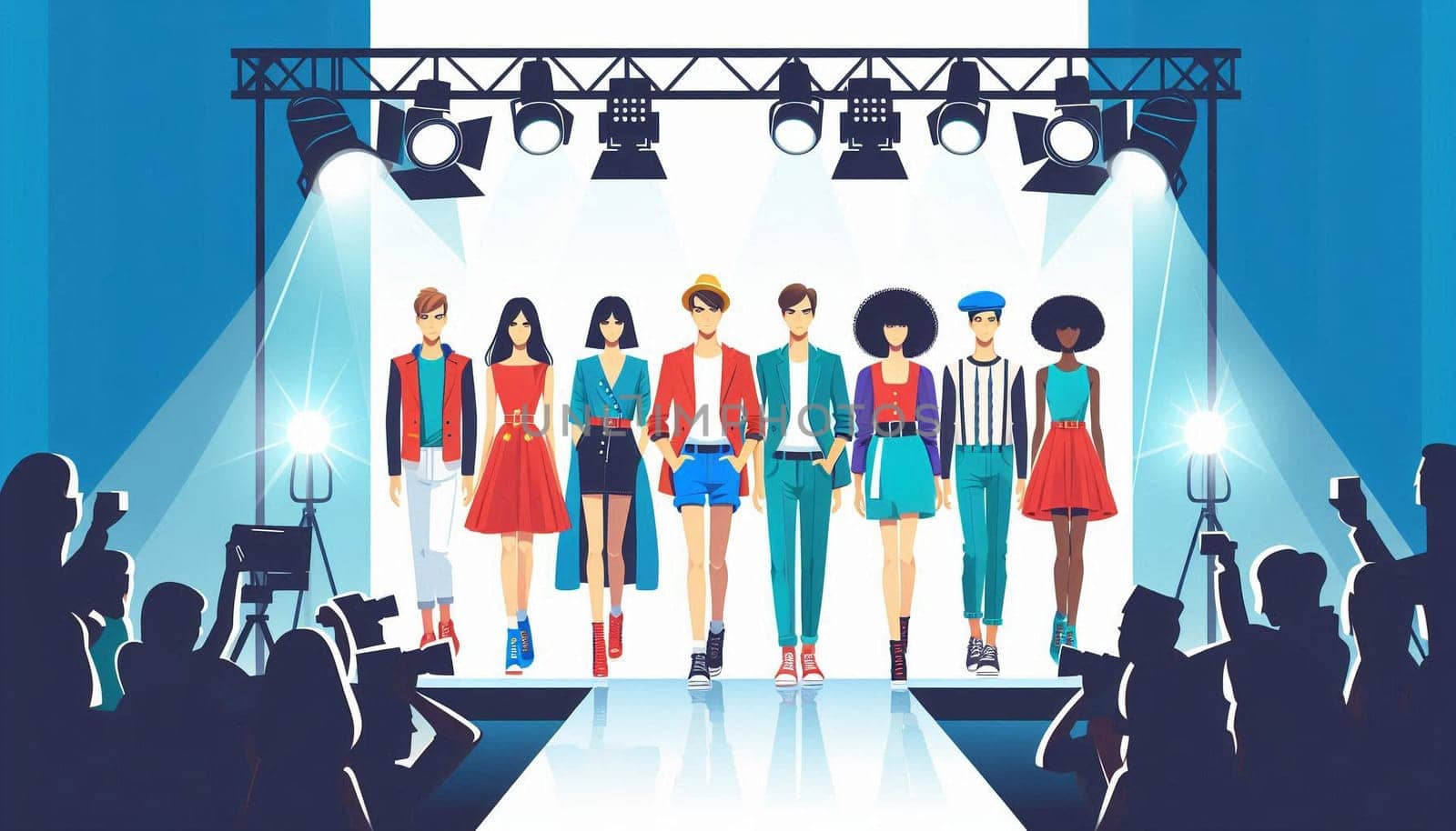 Diverse Models On The Catwalk