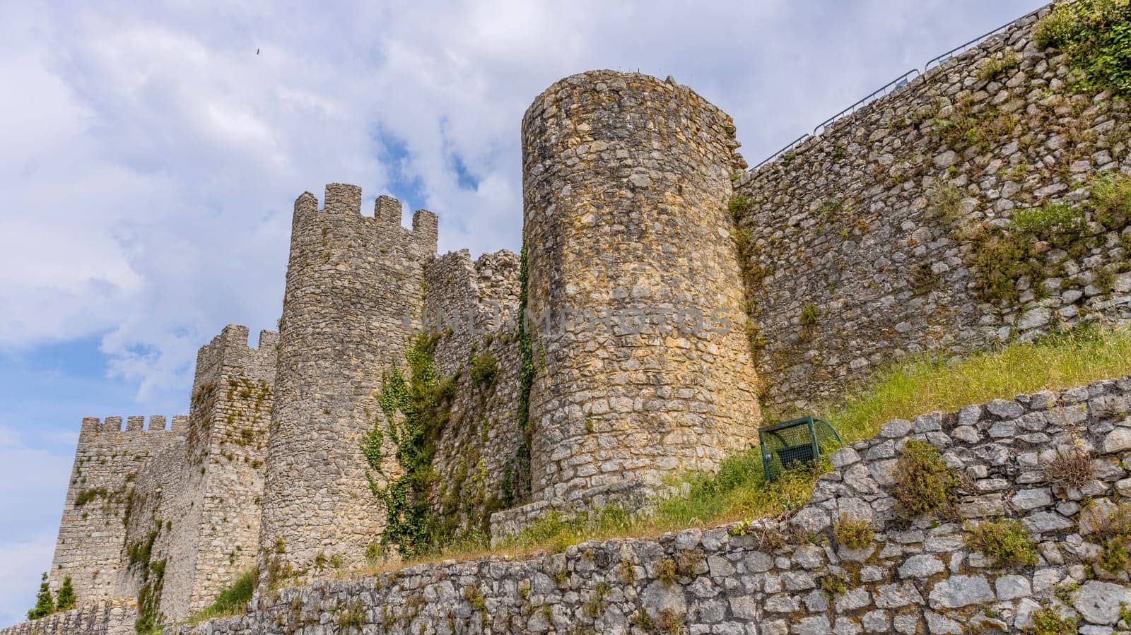 Detail of the ruined castle of Montemor-o-Velho, Portugal