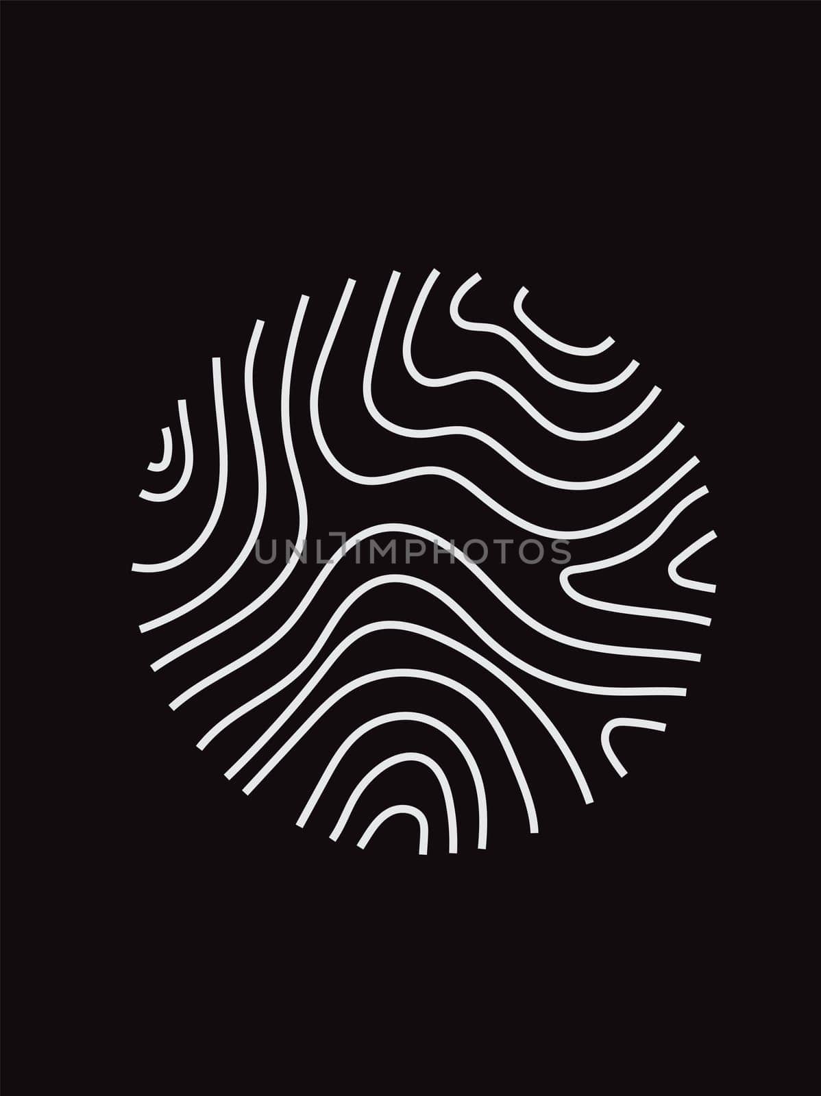 Topographic map. Geographic mountain relief. Abstract lines background. Contour maps. Vector illustration.