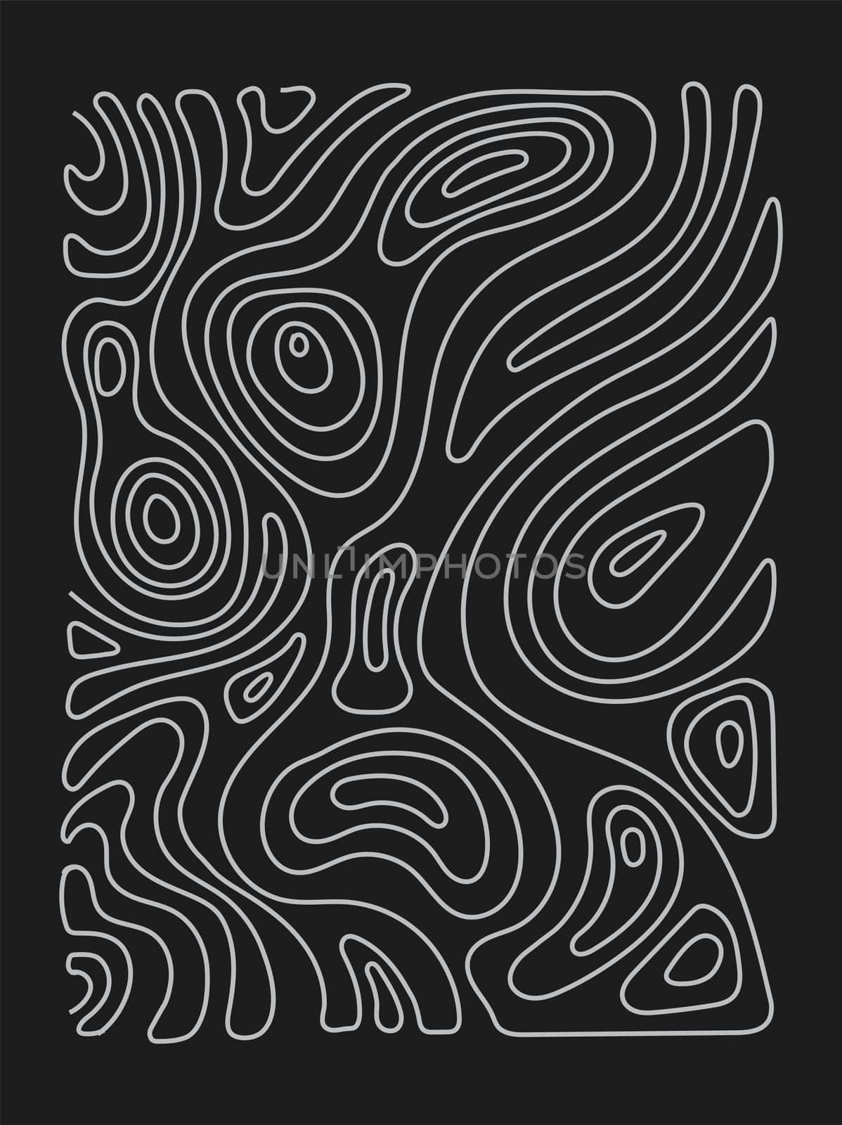 Topographic map. Geographic mountain relief. Abstract lines background. Contour maps. Vector illustration.