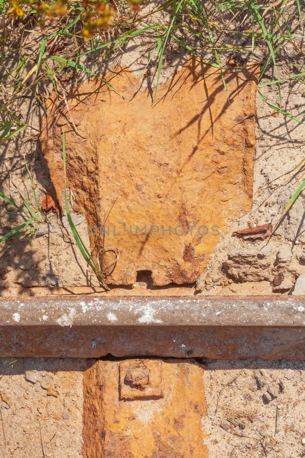 Old railroad track of the Uchter Moorbahn in the Uchter Moor, Uchte, Lower Saxony, Germany