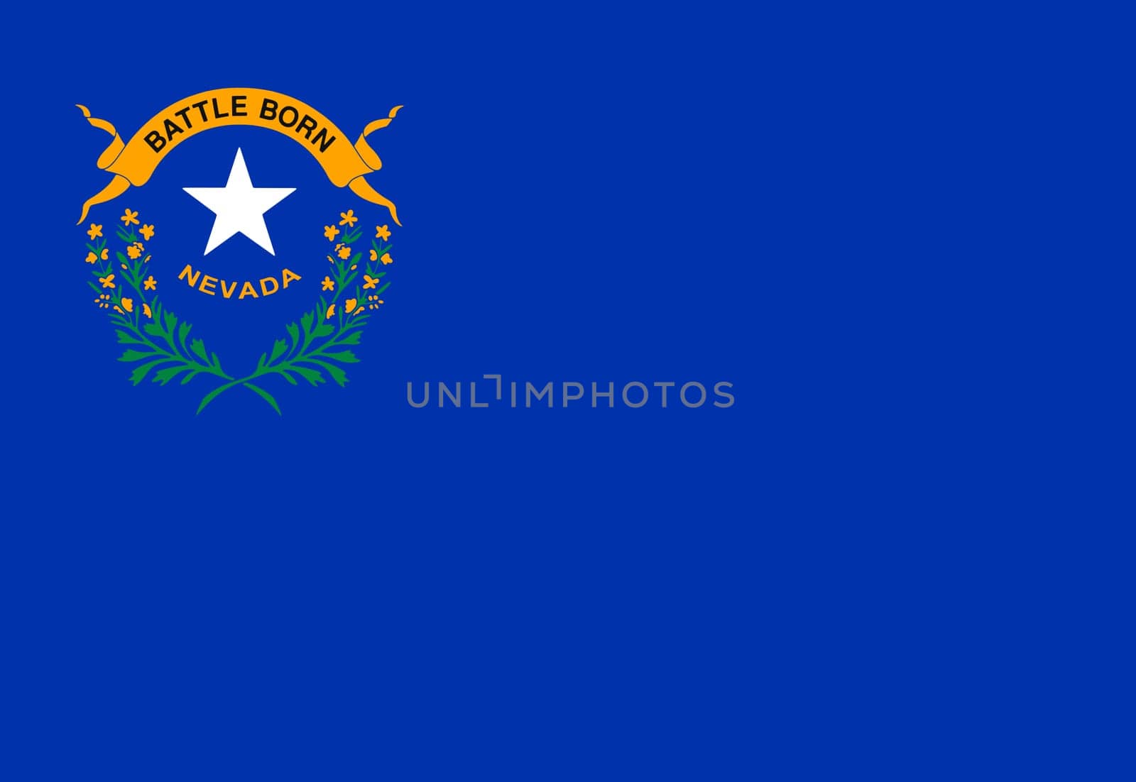 A Nevada State Flag background illustration