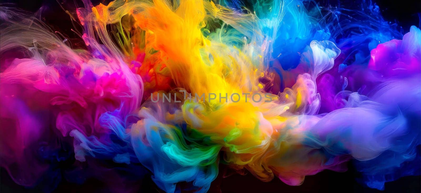 Background made of a mix of rainbow colors.