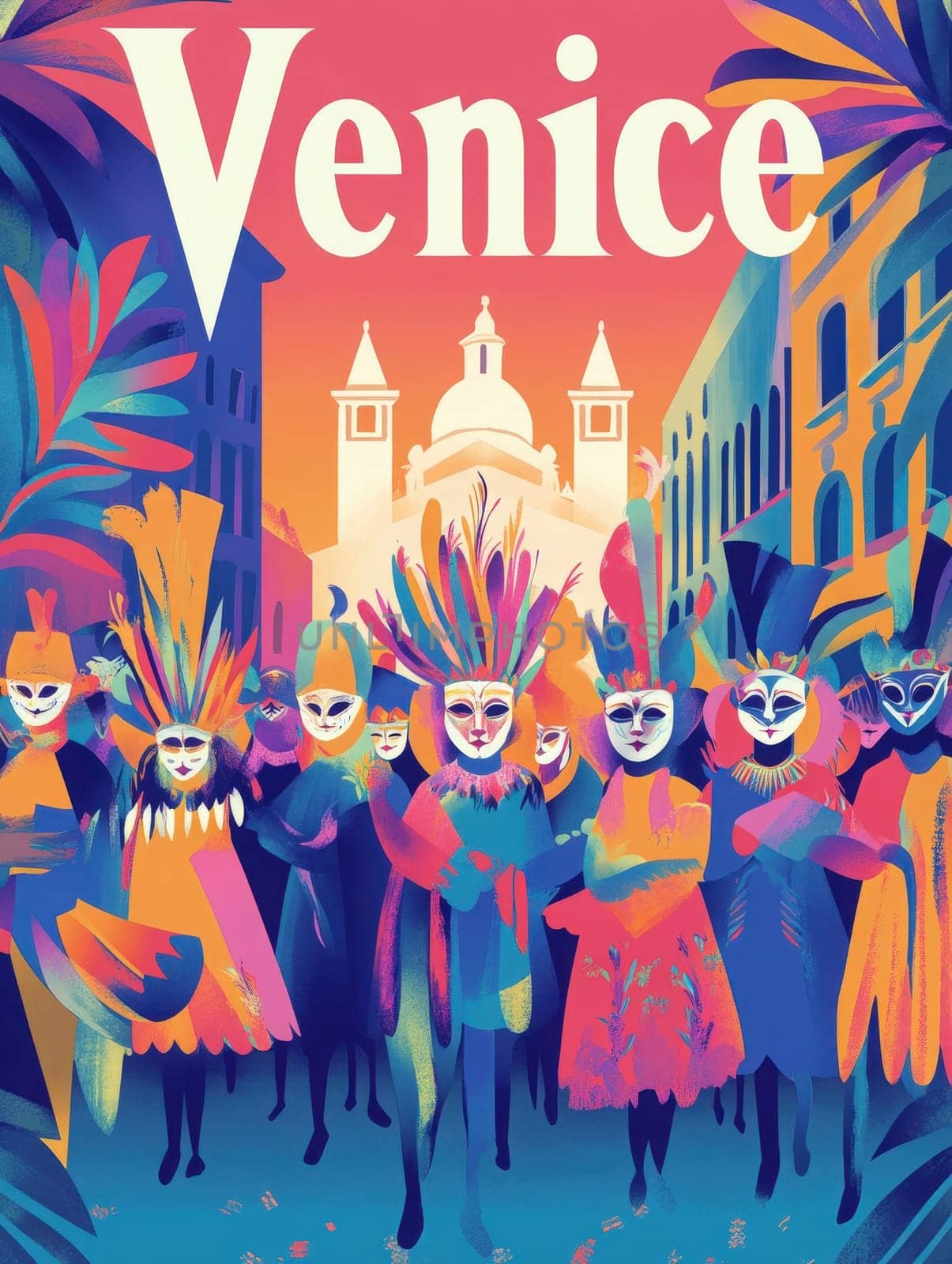 Dive into the enchanting atmosphere of Venice, where festive masquerades and colorful costumes fill the streets