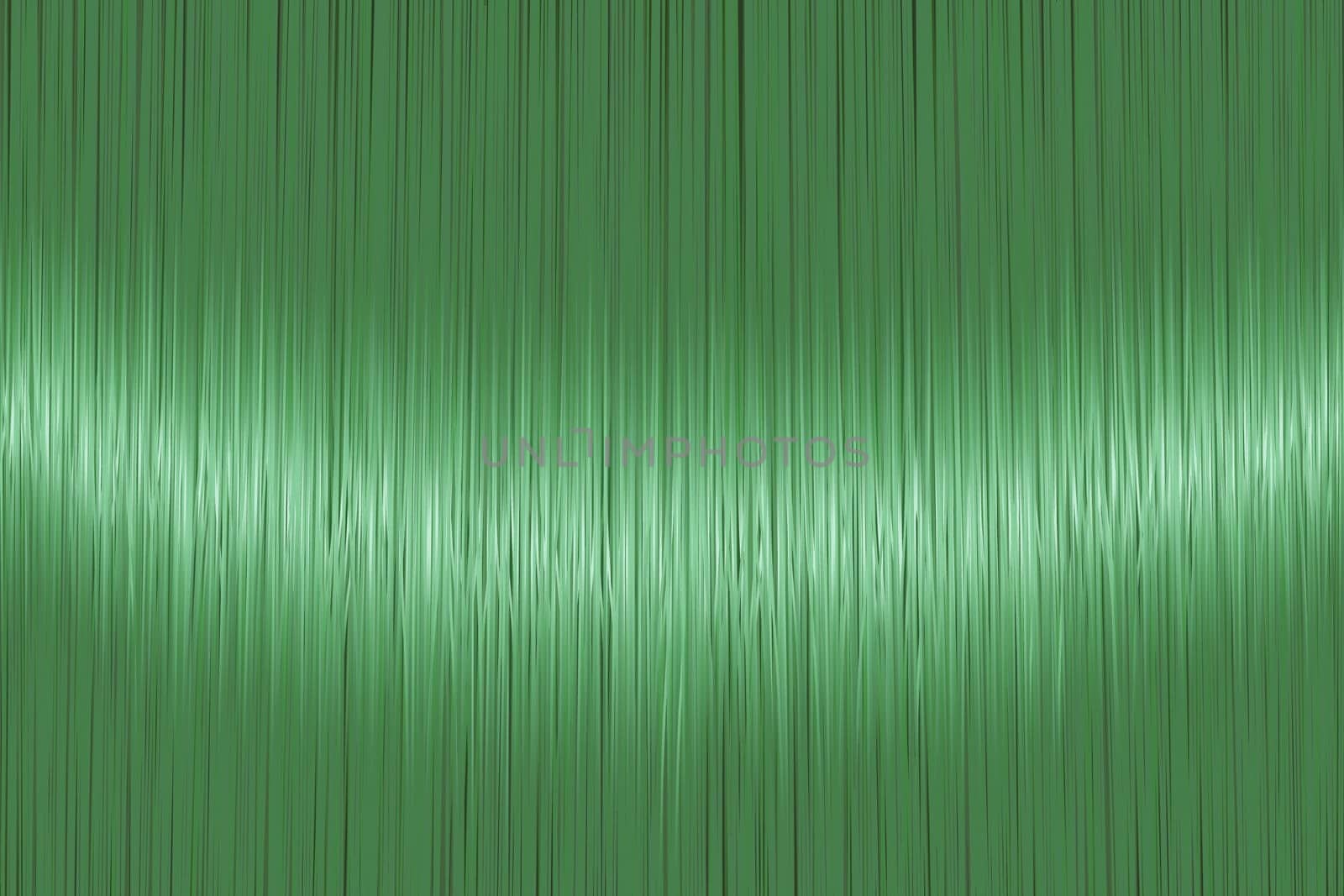 Realistic grey green straight hair texture with glossy shiny detail. Vector illustration.