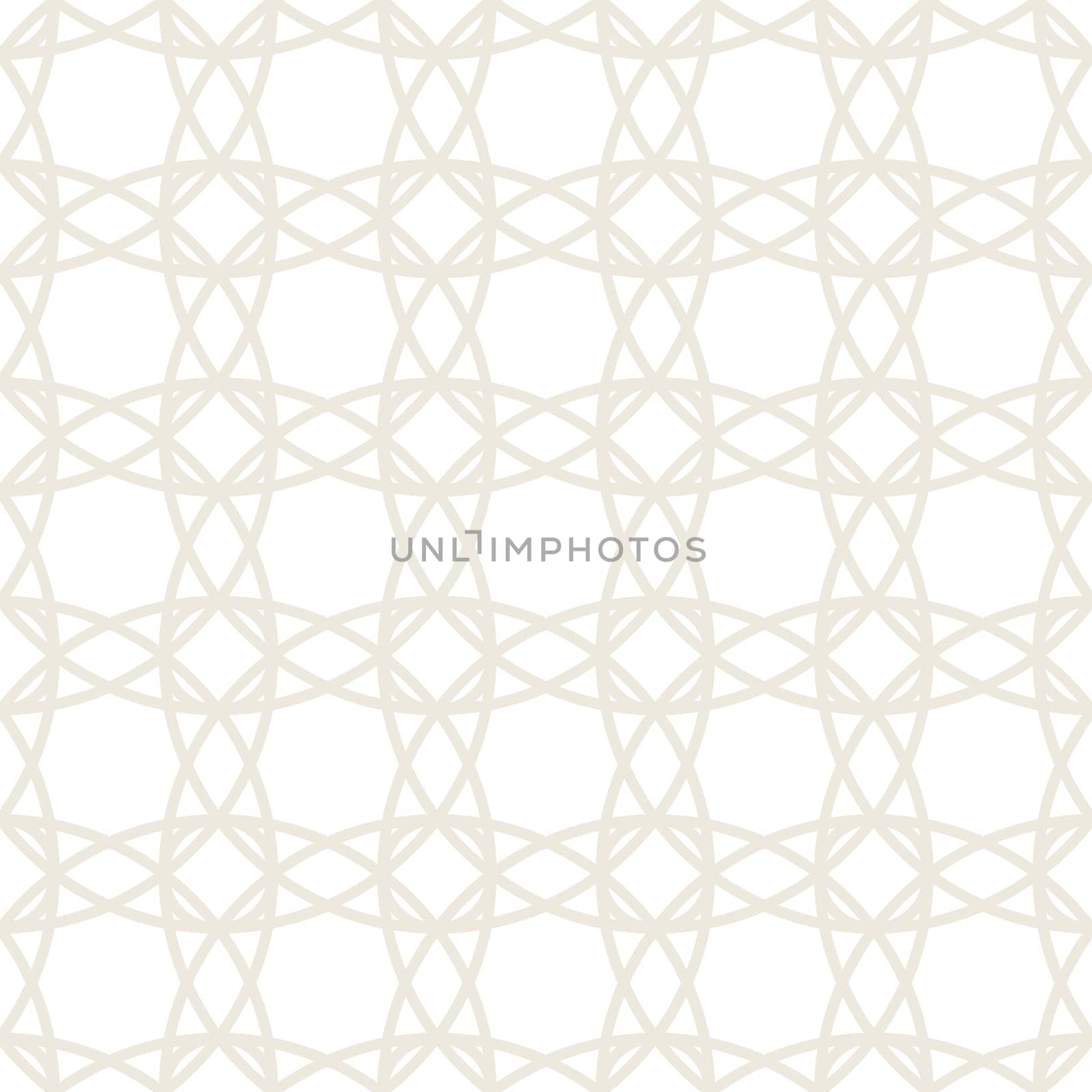 Seamless neutral geometrical pattern with round circle elements. Vector illustration