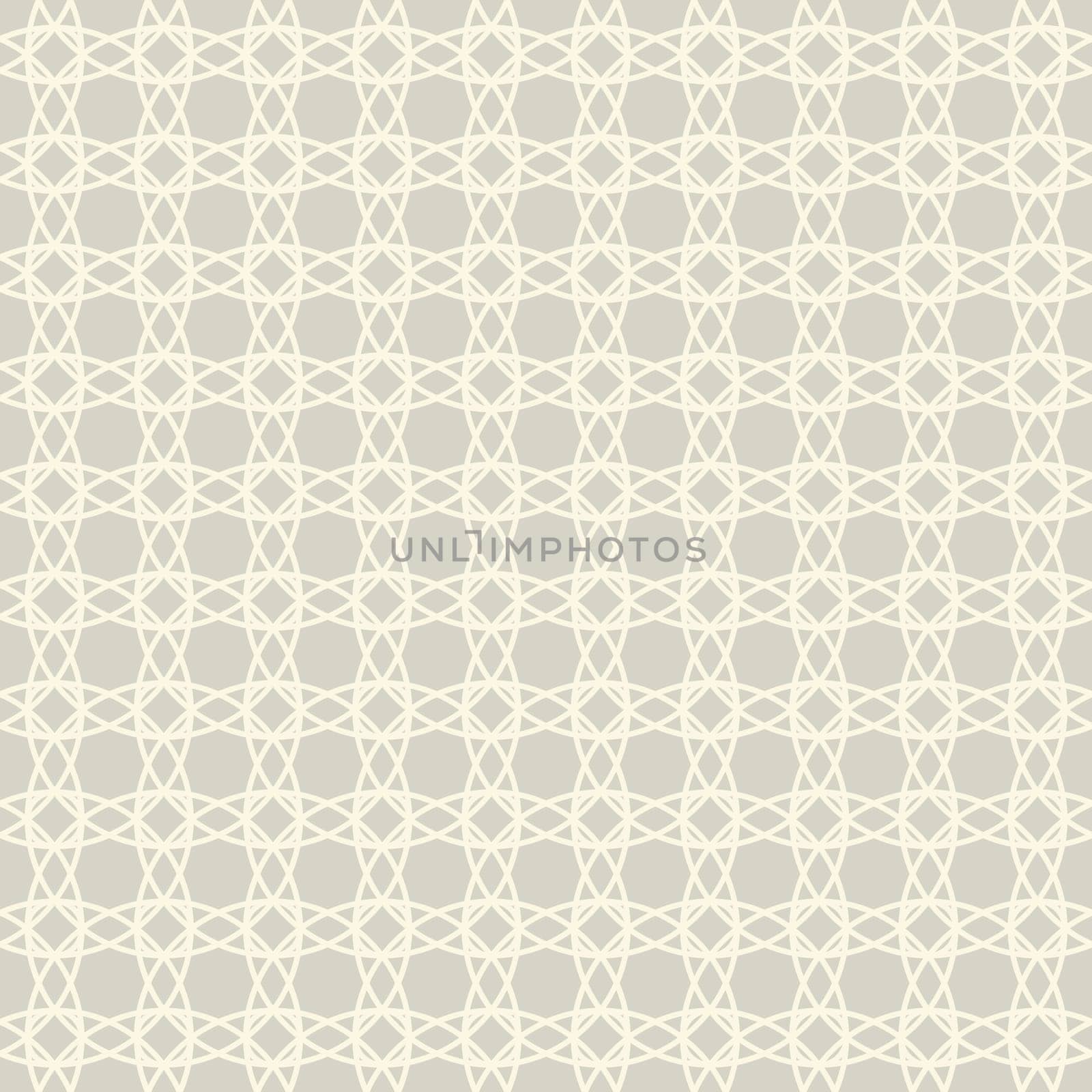 Seamless neutral geometrical pattern with round circle elements. Tileable neutral texture for endless wallpapers. Vector illustration