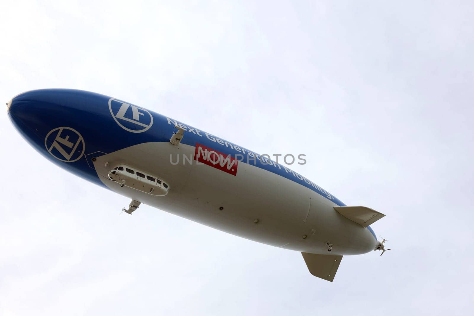 Airship / Zeppelin over Lake Constance near Friedrichshafen