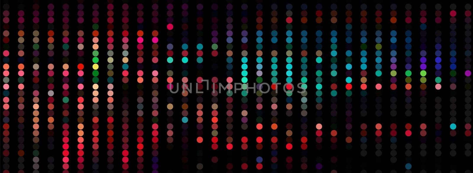 Trendy glitch pattern on dark background. Abstract vector geometric elements