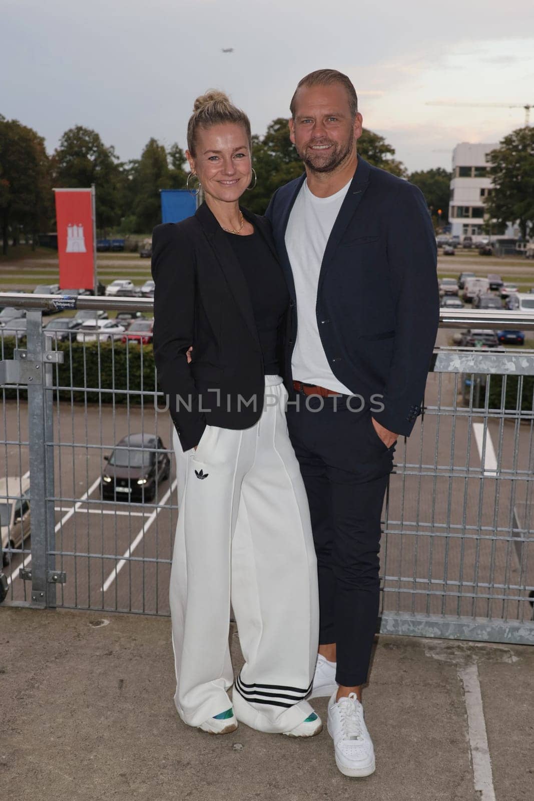 Rhea Harder,Jörg Vennewald,Sport Quiz Charity gala in favor of the Right to Play in the VIP area of the Volksparkstadion,Hamburg,24.09.2024