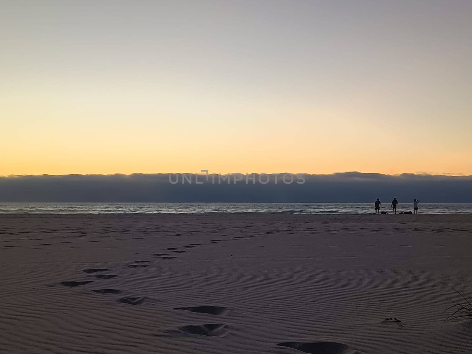 Galician beach landscape, Galicia, Spain. Do Rostro beach. Spanish landscape