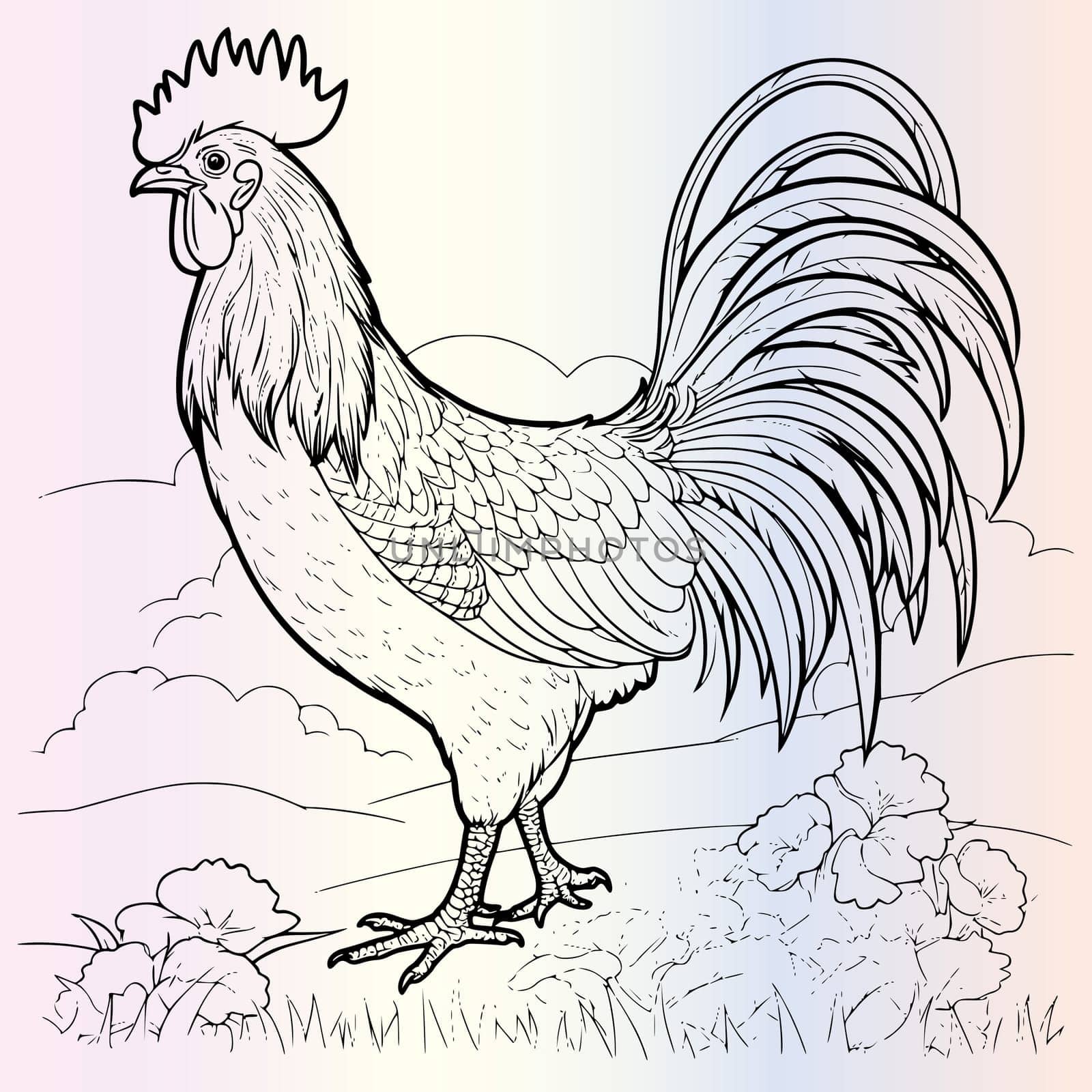Farm Animal Coloring Pages Drawing For Kids
