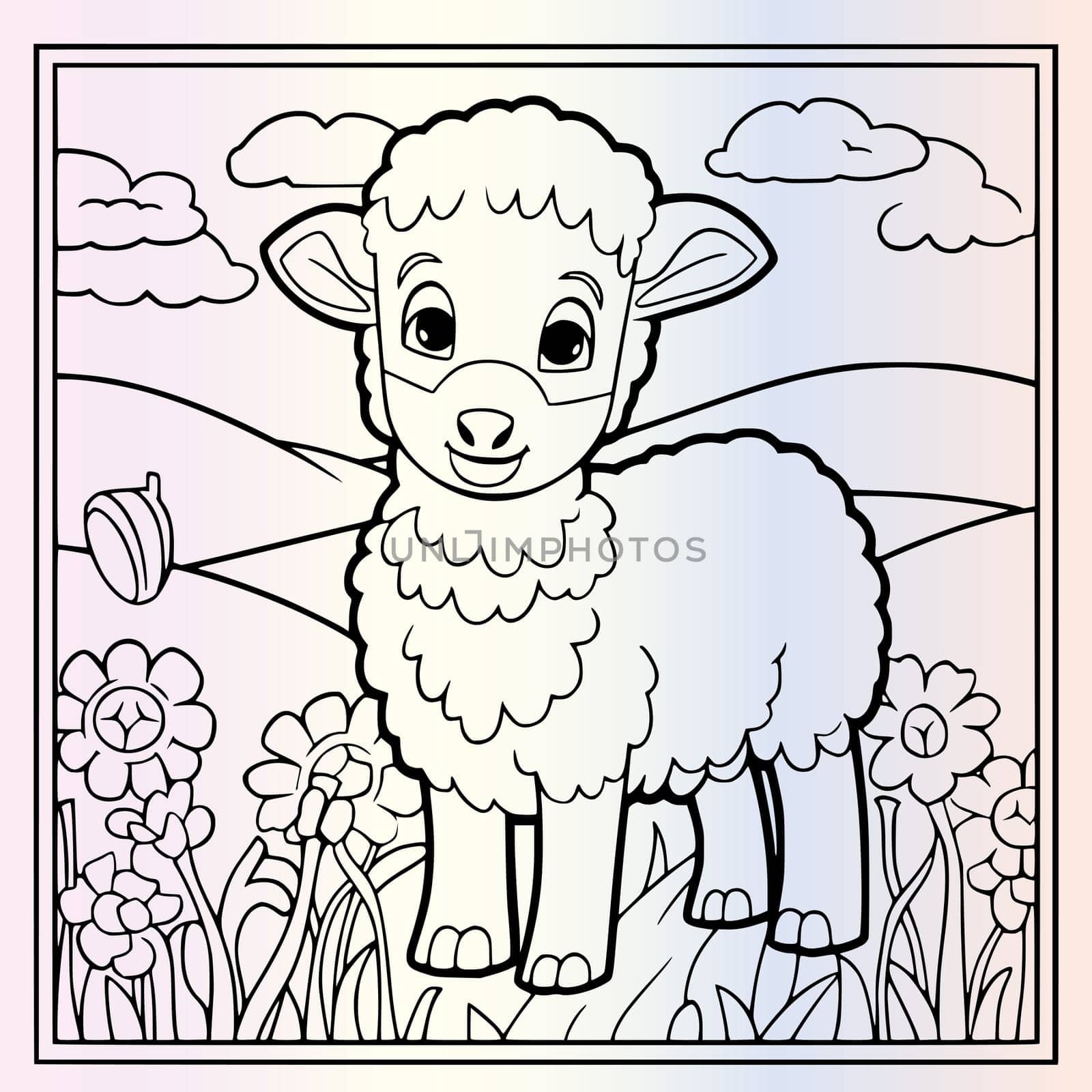 Farm Animal Coloring Pages Drawing For Kids
