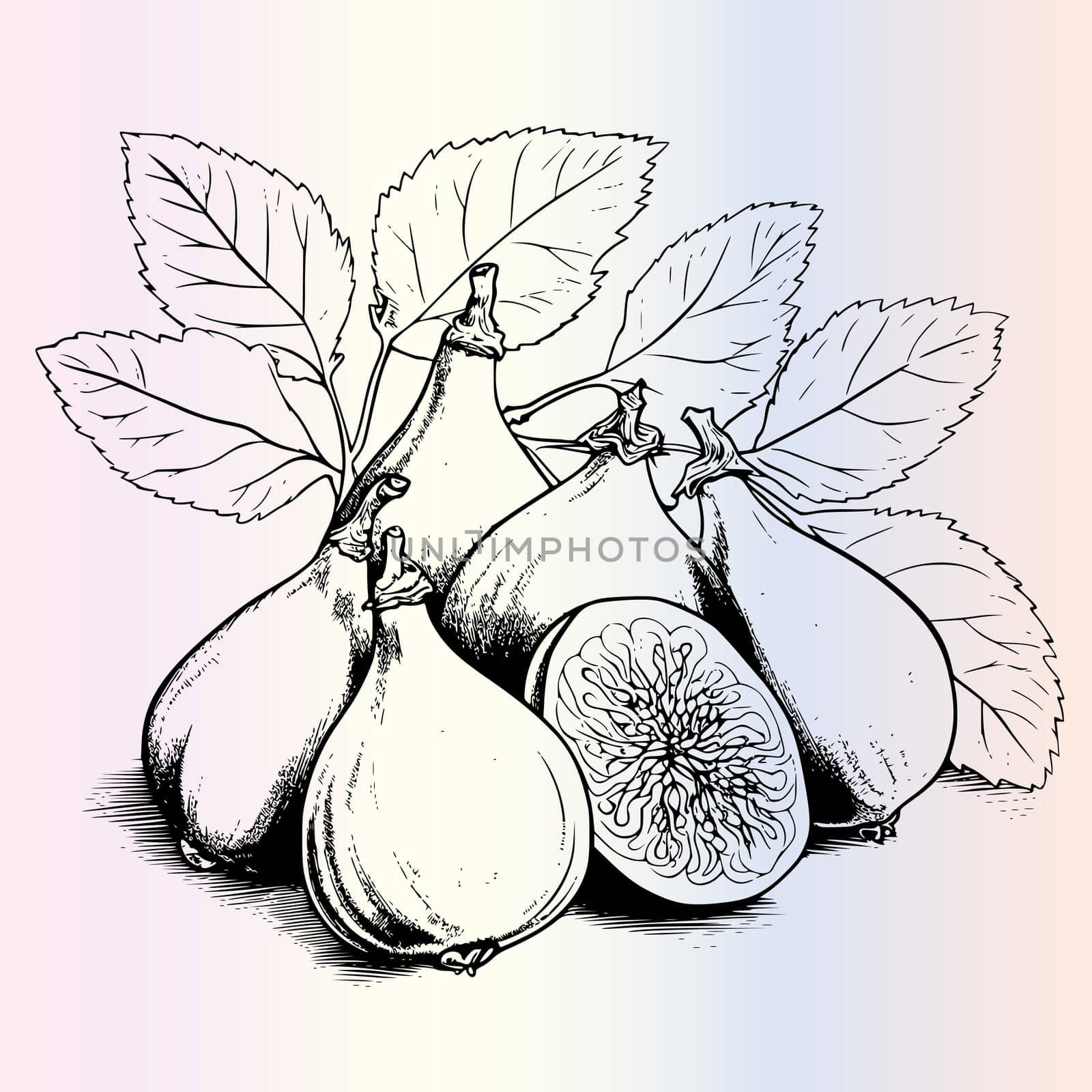 Fig Coloring Pages for Kids