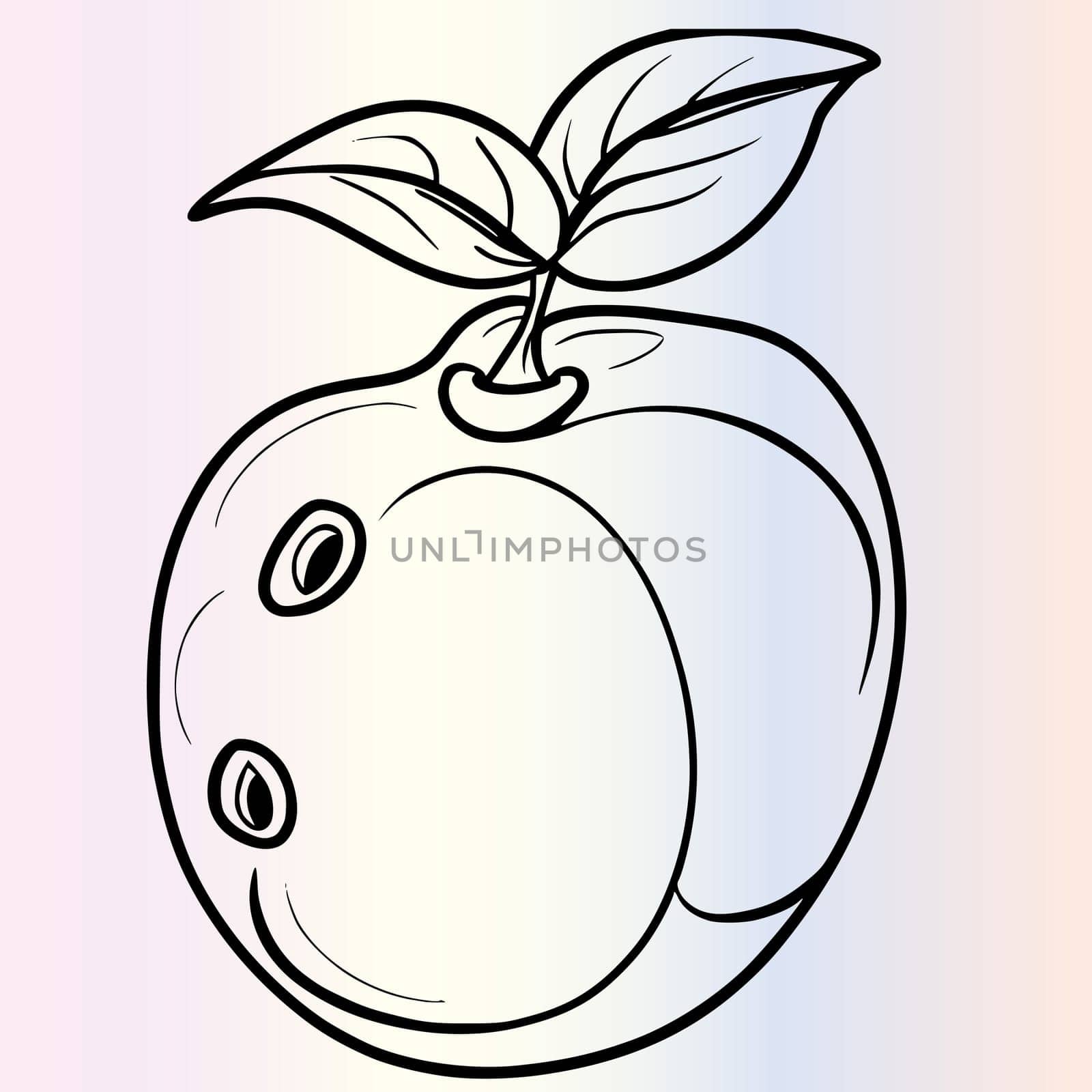 Fruit Ximenia Coloring Page For Kids