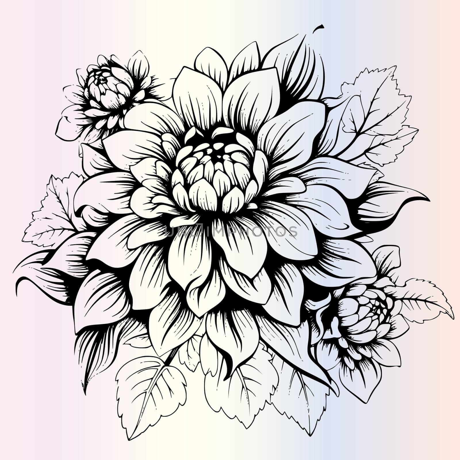 Flower Coloring Pages Drawing For Kids