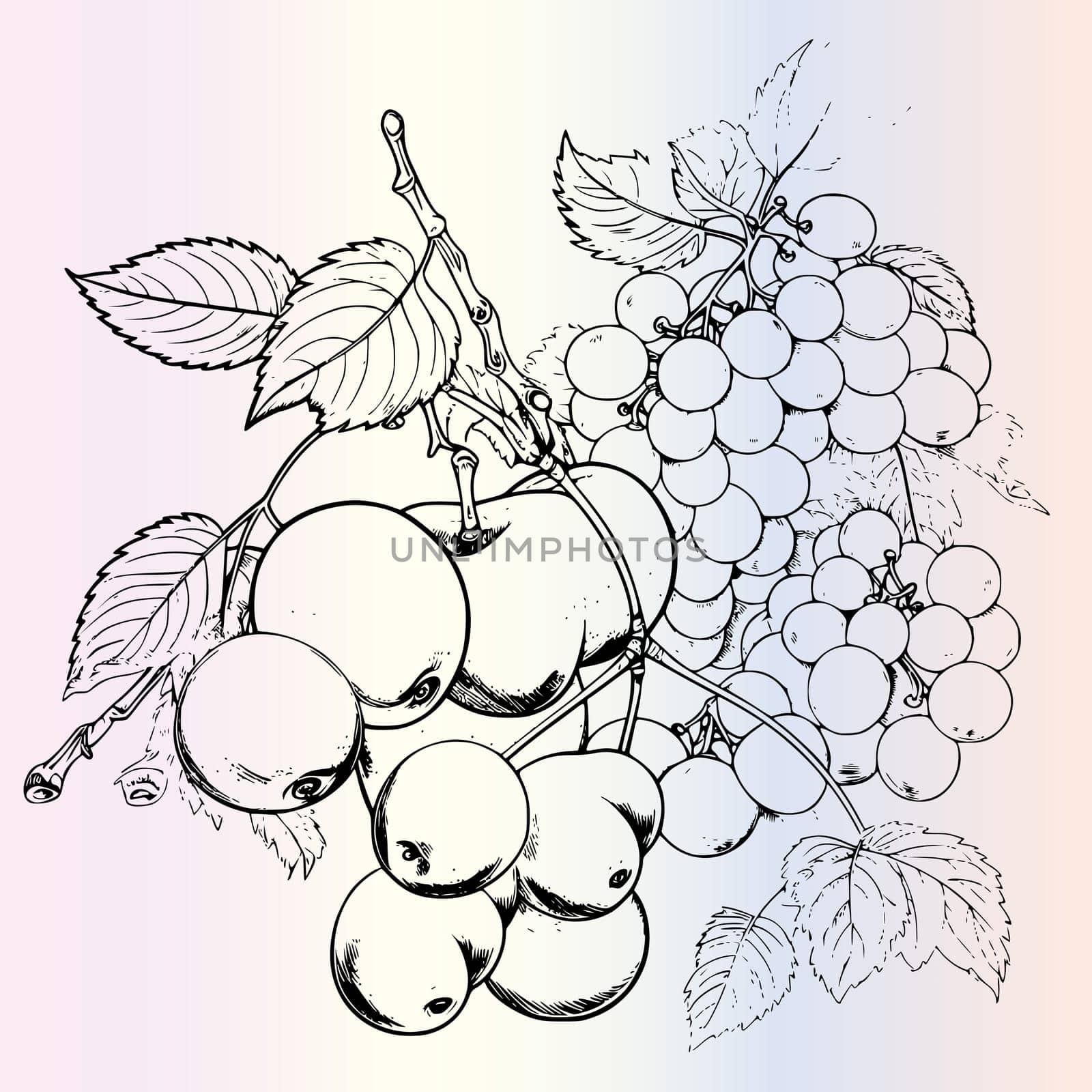 Fruits  Coloring Pages for Kids