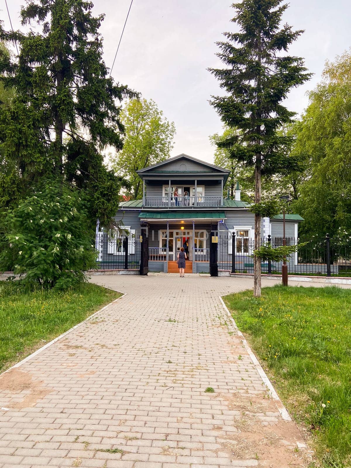 Ufa, Russia - May 15 2021: Lenin House Museum in spring time, Bashkortostan.