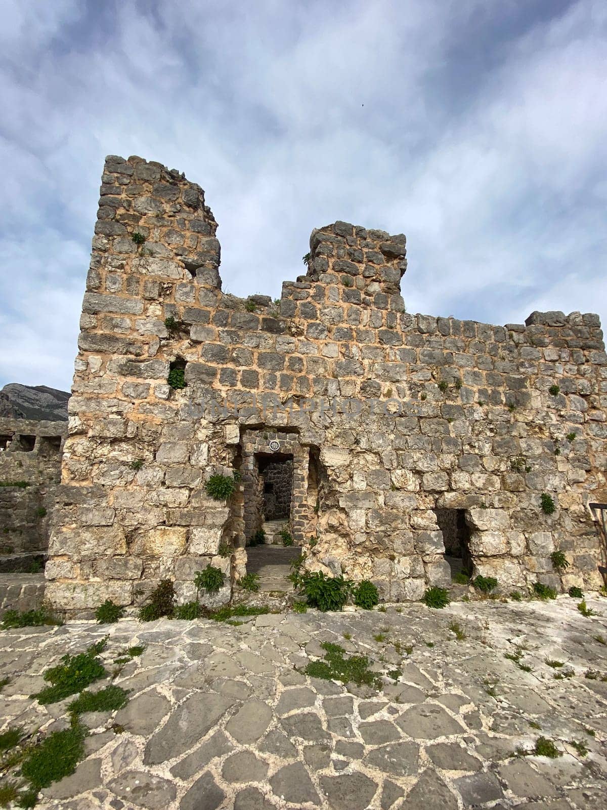 Ruins of fortress in Stary Grad , Bar, Montenegro.