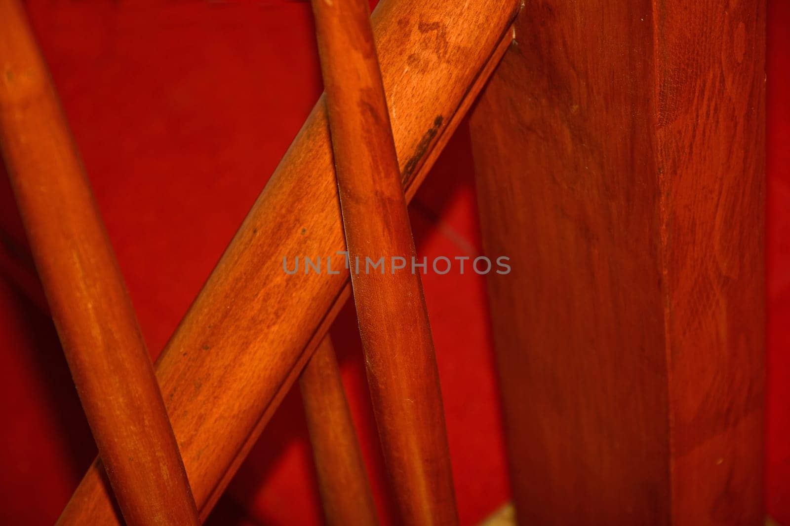 old stair railings in a German house