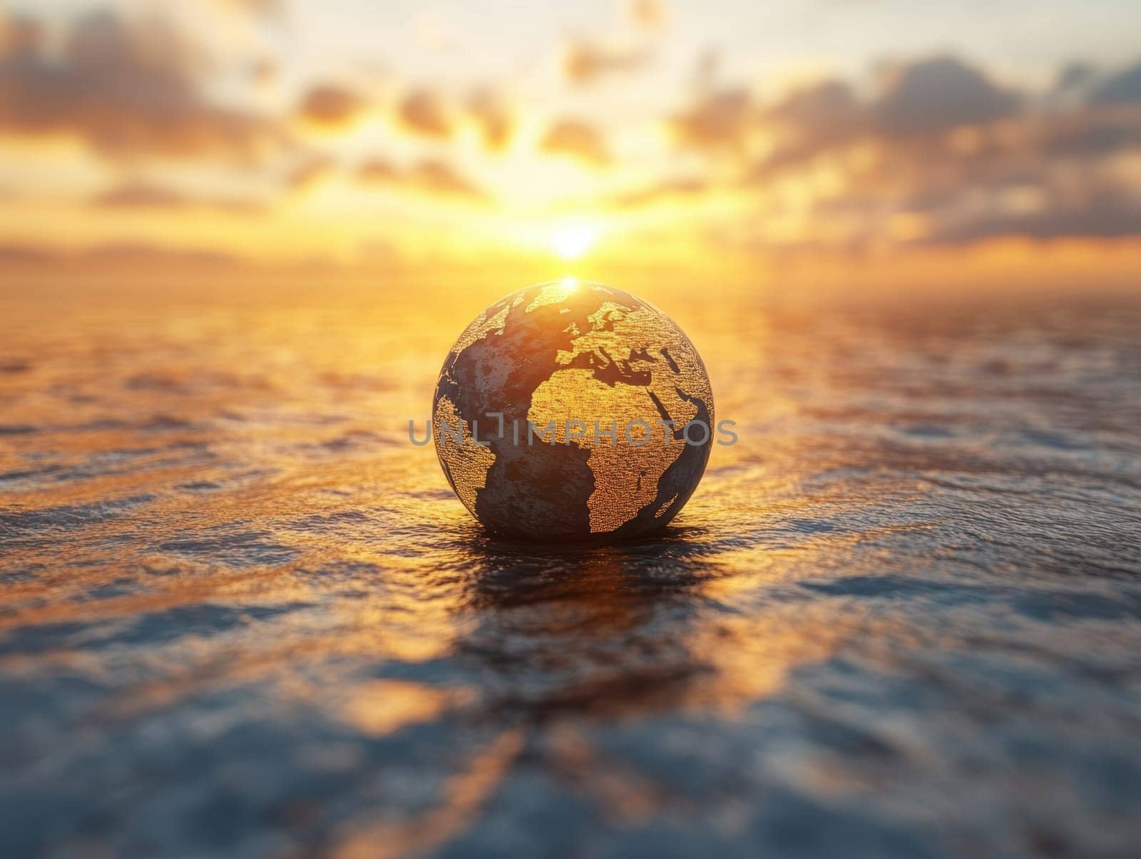 Human Rights Damage Lost in Climate Crisis . AI generative.