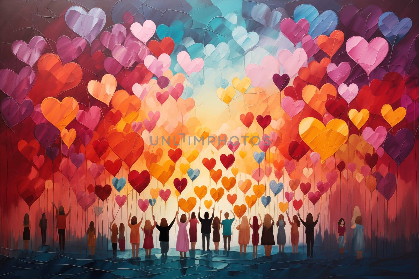 Children rights, equality, diversity, justice and hope concept, respect each other, tolerance and human relationship