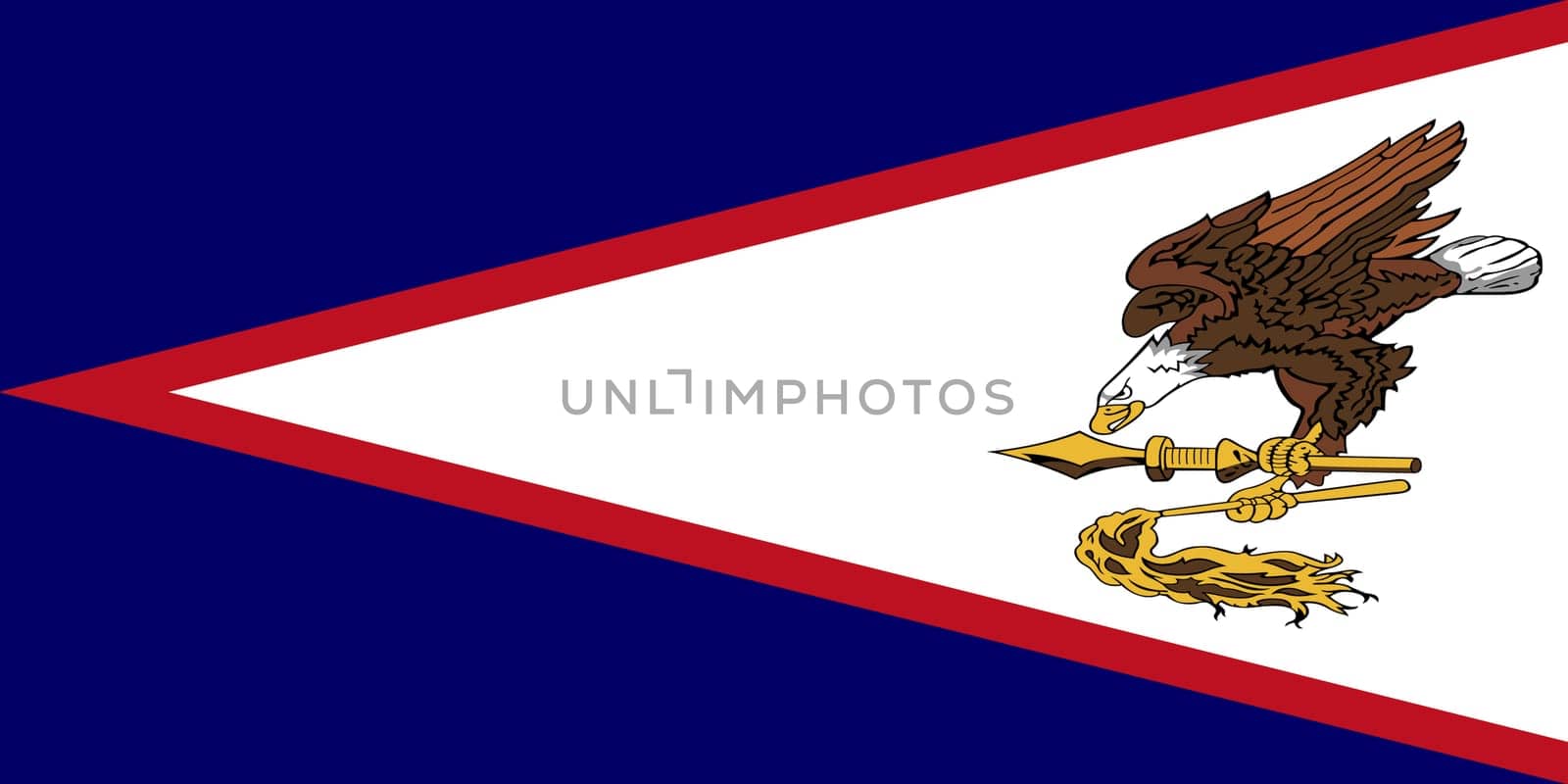 An American Samoa flag background illustration