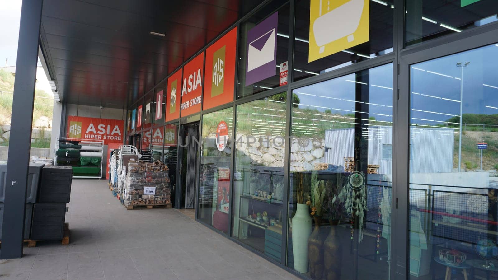 Lloret de mar, Spain - September 30, 2024: ASIA HIPER STORE in Lloret de mar, Spain