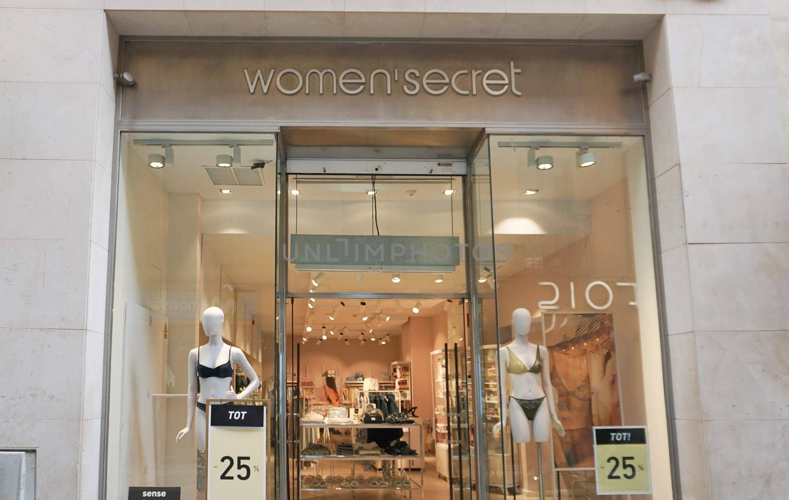 Nice, France - September 22, 2024: Women Secret store. This brand is subsidiary of Tendam, formerly The Cortefiel Group is one of Europe's leading fashion retailers