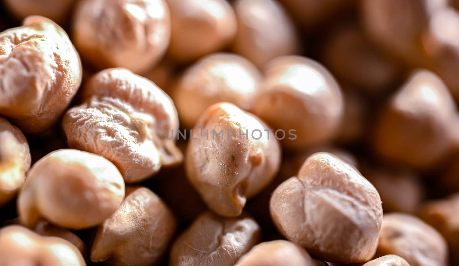 Close-up of chick peas or gram.