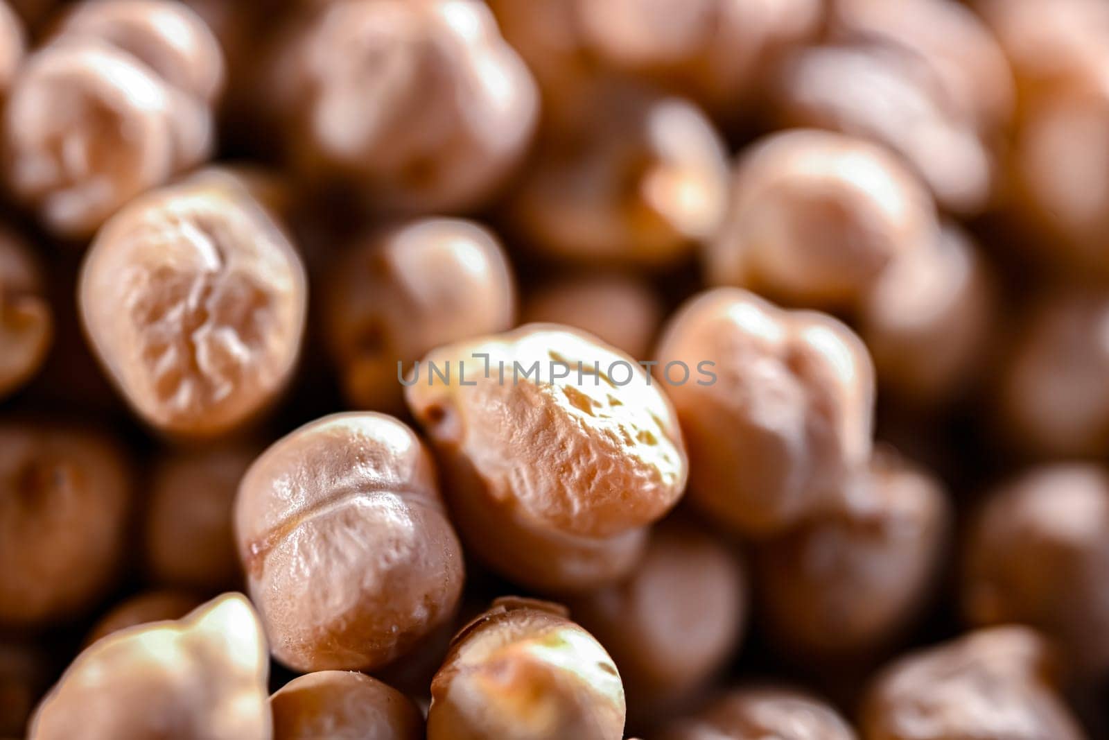 Close-up of chick peas or gram.