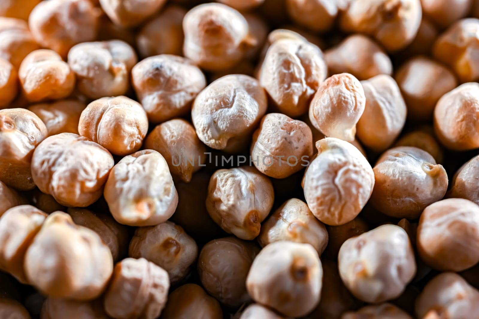 Close-up of chick peas or gram.