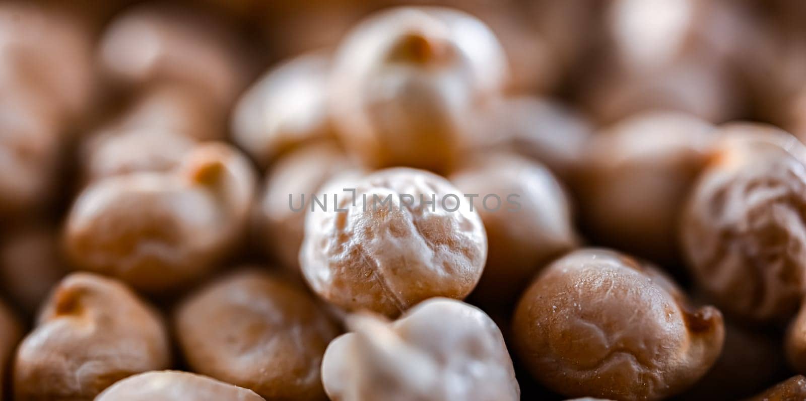 Close-up of chick peas or gram.