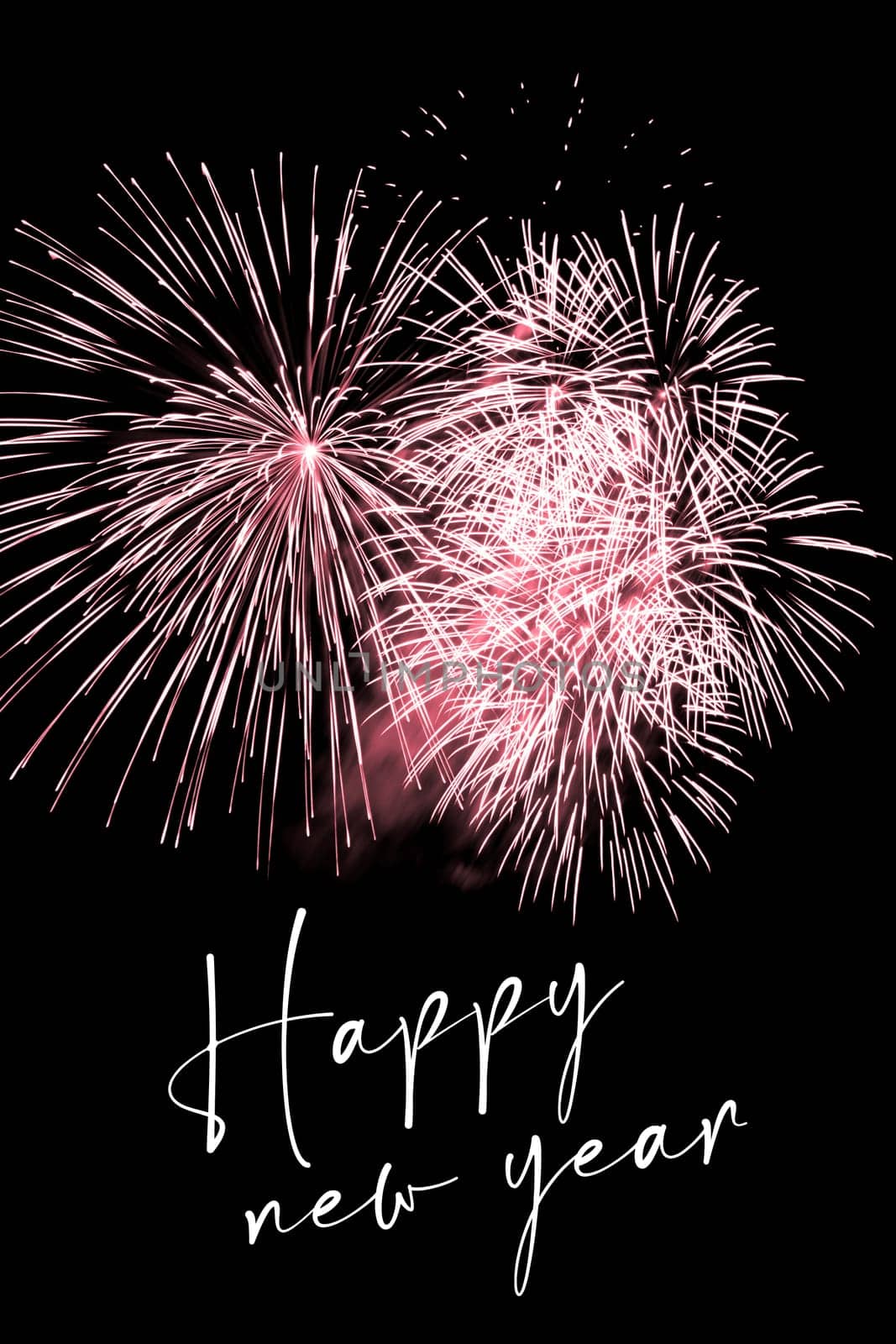 Luxury firework event sky show turn of the year celebration. Holidays season party time. Premium entertainment nightlife background.