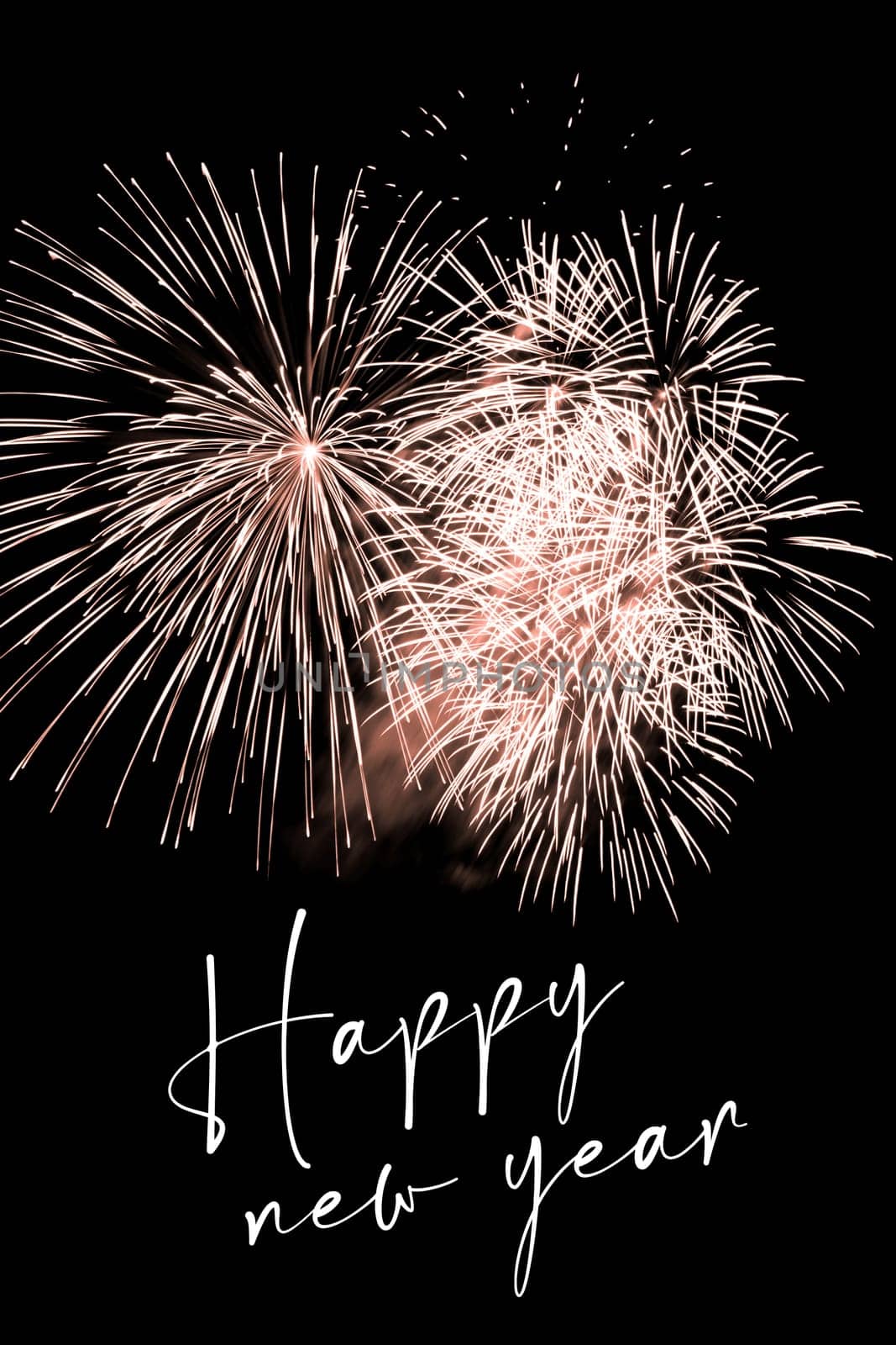Luxury firework event sky show turn of the year celebration. Holidays season party time. Premium entertainment nightlife background.