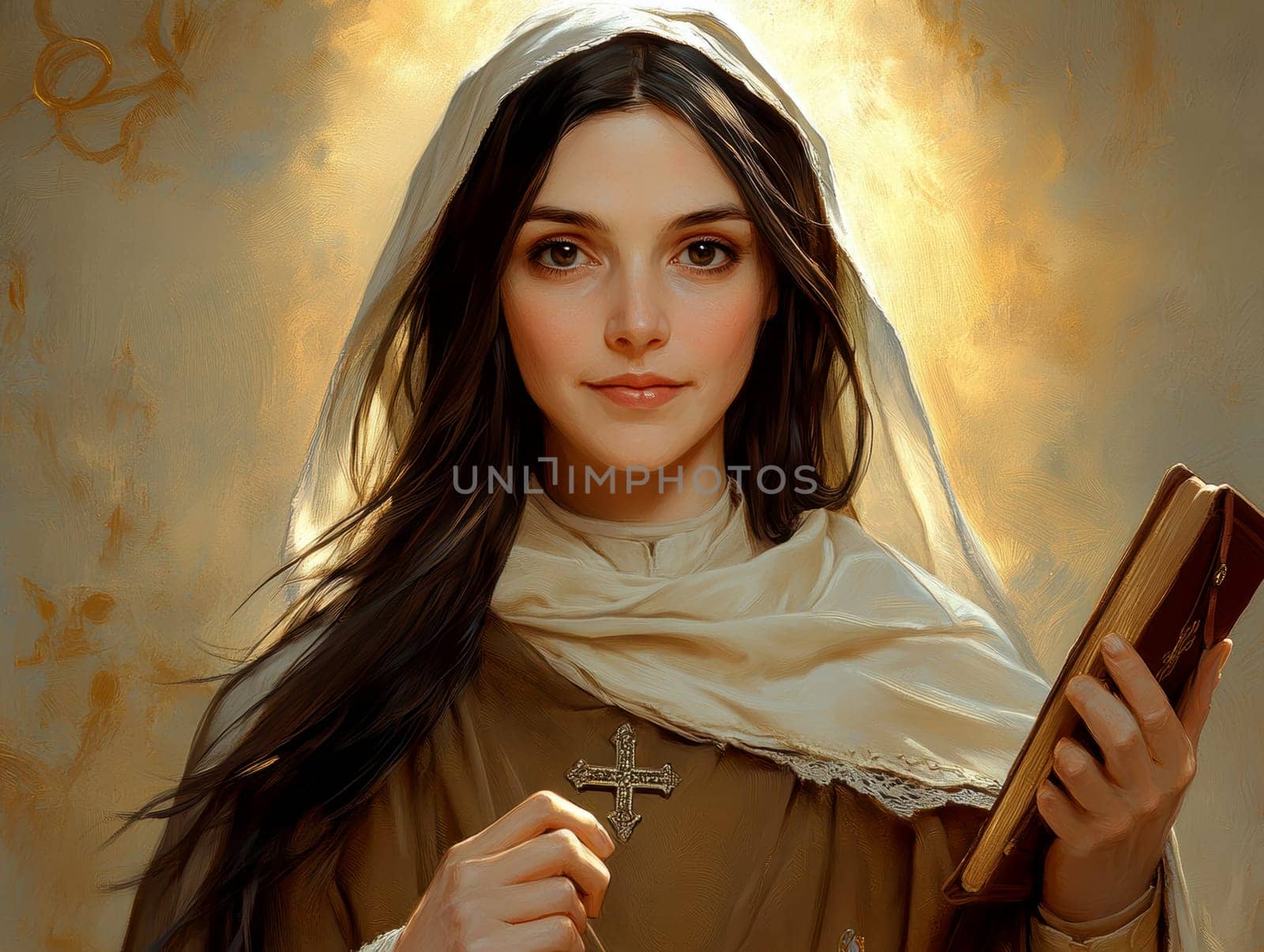 Saint Teresa of Avila Ai generative.