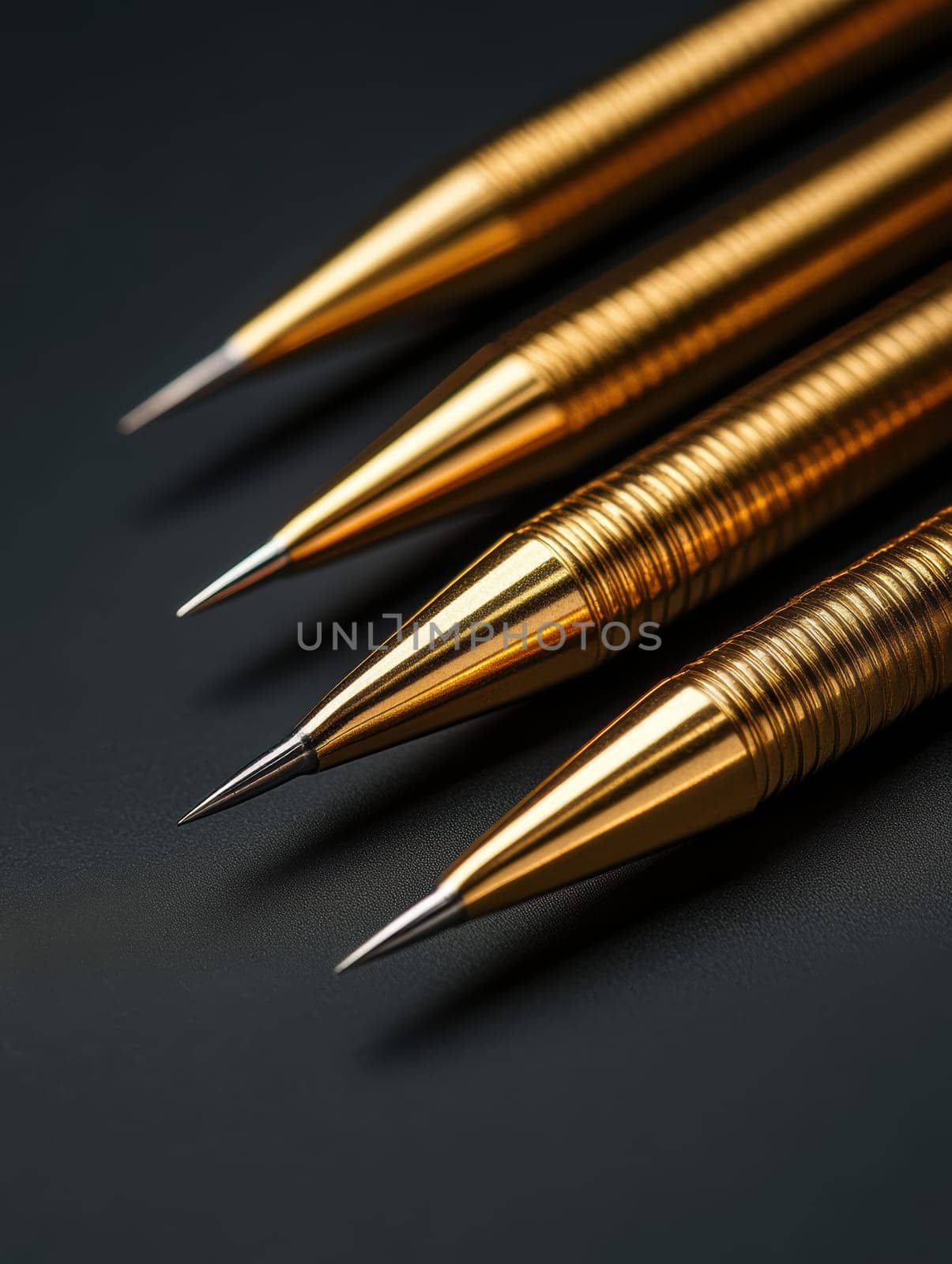 darts flying towards a circle. AI generative.