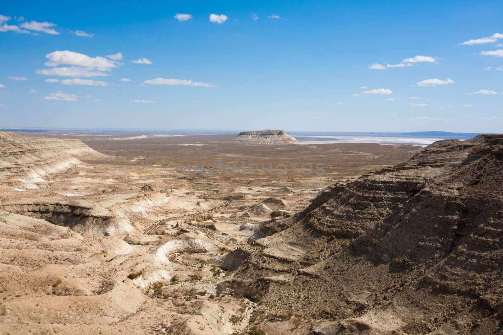Beautiful Mangystau landscape, Ustyurt natural reserve, Kazakhstan. Central asia travel