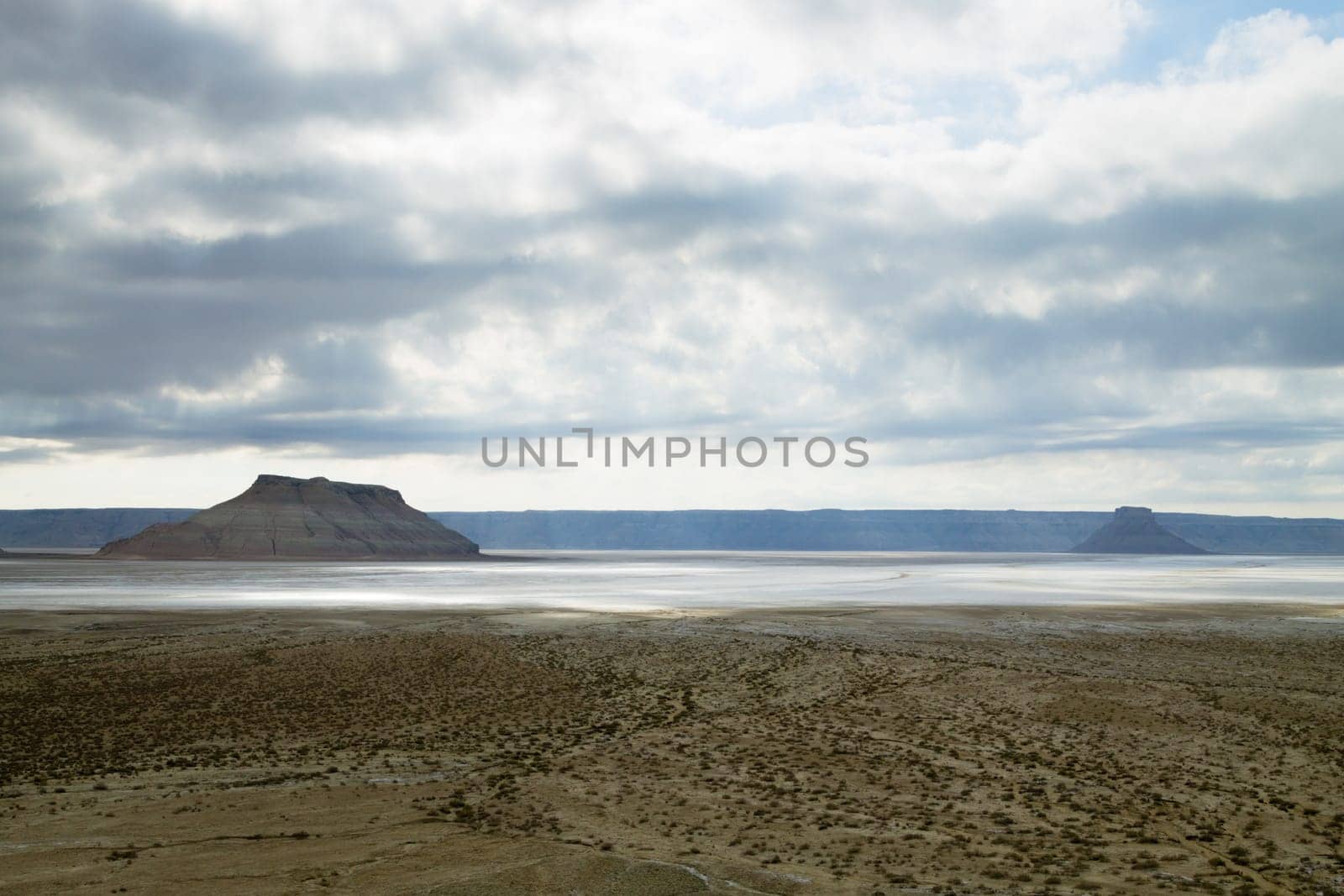 Karyn Zharik depression, Mangystau region, Ustyurt natural reserve, Kazakhstan landscape