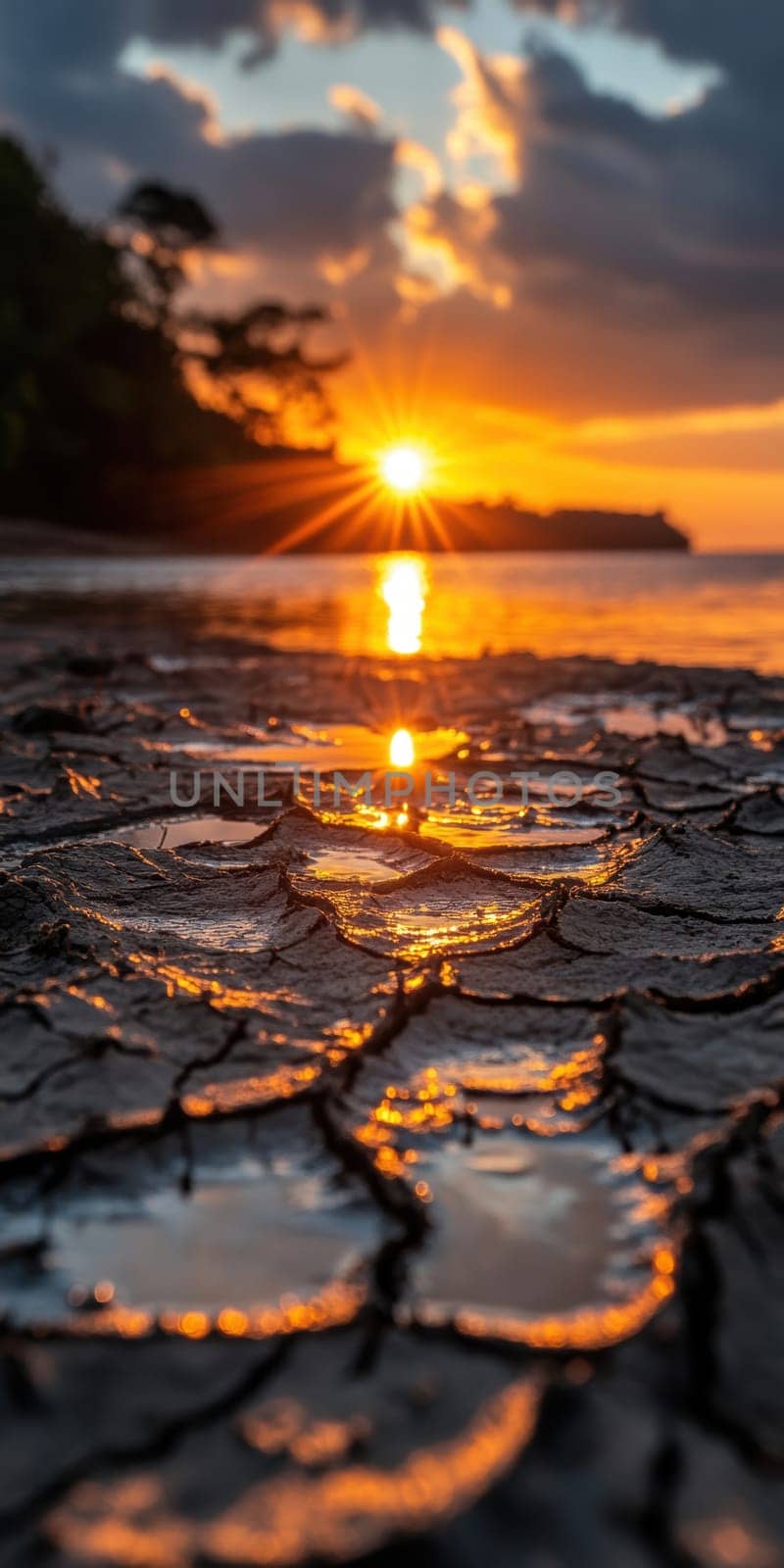 Human Rights Damage Lost in Climate Crisis . AI generative.