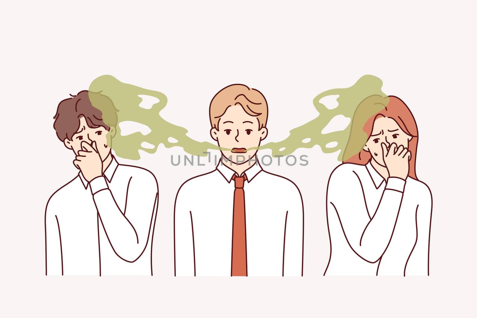 Unpleasant odor from man mouth irritated colleagues who feel disgust and hostility. Problem of odor from mouth is caused by poor hygiene rules or occurrence of caries and tooth decay.