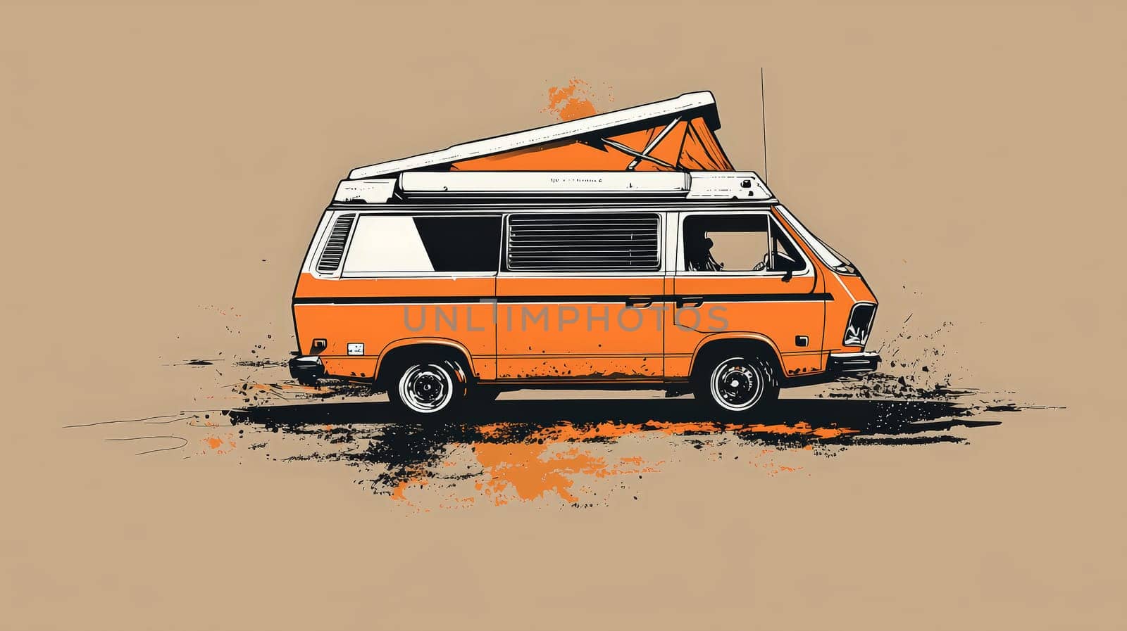 This captivating t-shirt design features a vibrant and adventurous illustration tailored for vanlife enthusiasts. The portrait format showcases a stunning landscape of mountains and forests, capturing the essence of freedom on the open road. Accompanying the artwork is a striking slogan that inspires adventure and exploration, making it the perfect apparel for those who live to travel and embrace the nomadic lifestyle. The design blends creativity with a sense of community, appealing to everyone who cherishes life on the move.