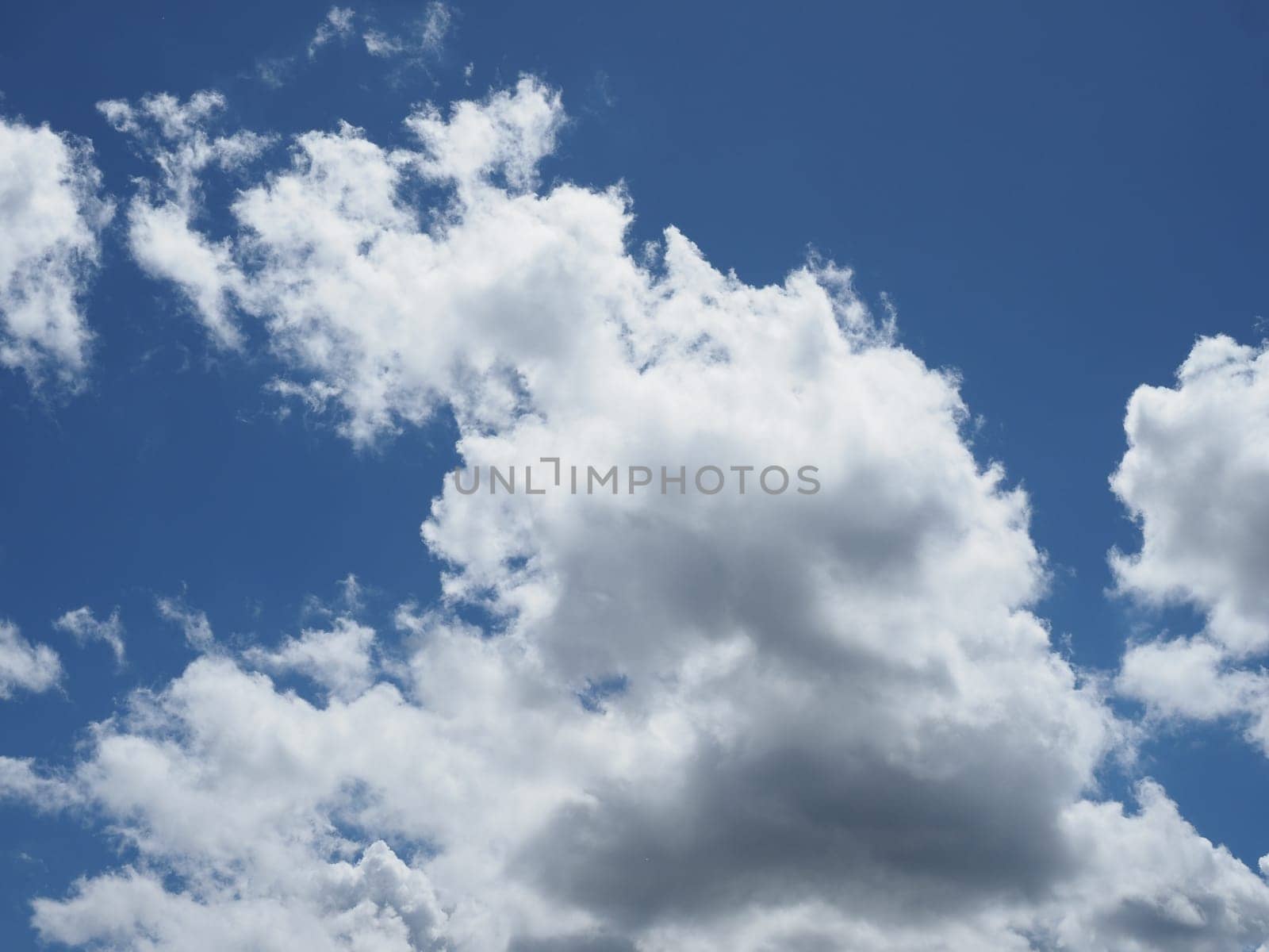 blue sky with clouds useful as a background