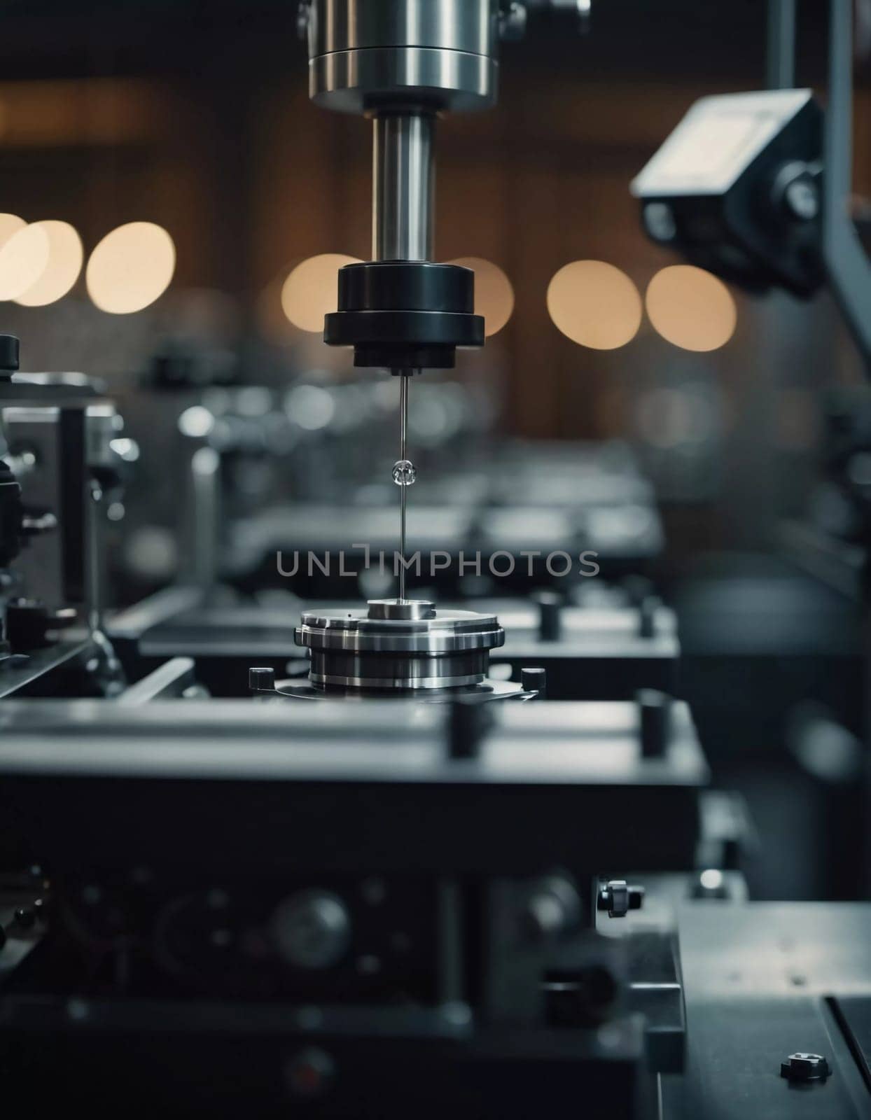 Precision milling machines are active in state-of-the-art manufacturing plant, working on components with high efficiency and accuracy. Modern factory workshop for continuous production. Generated AI.