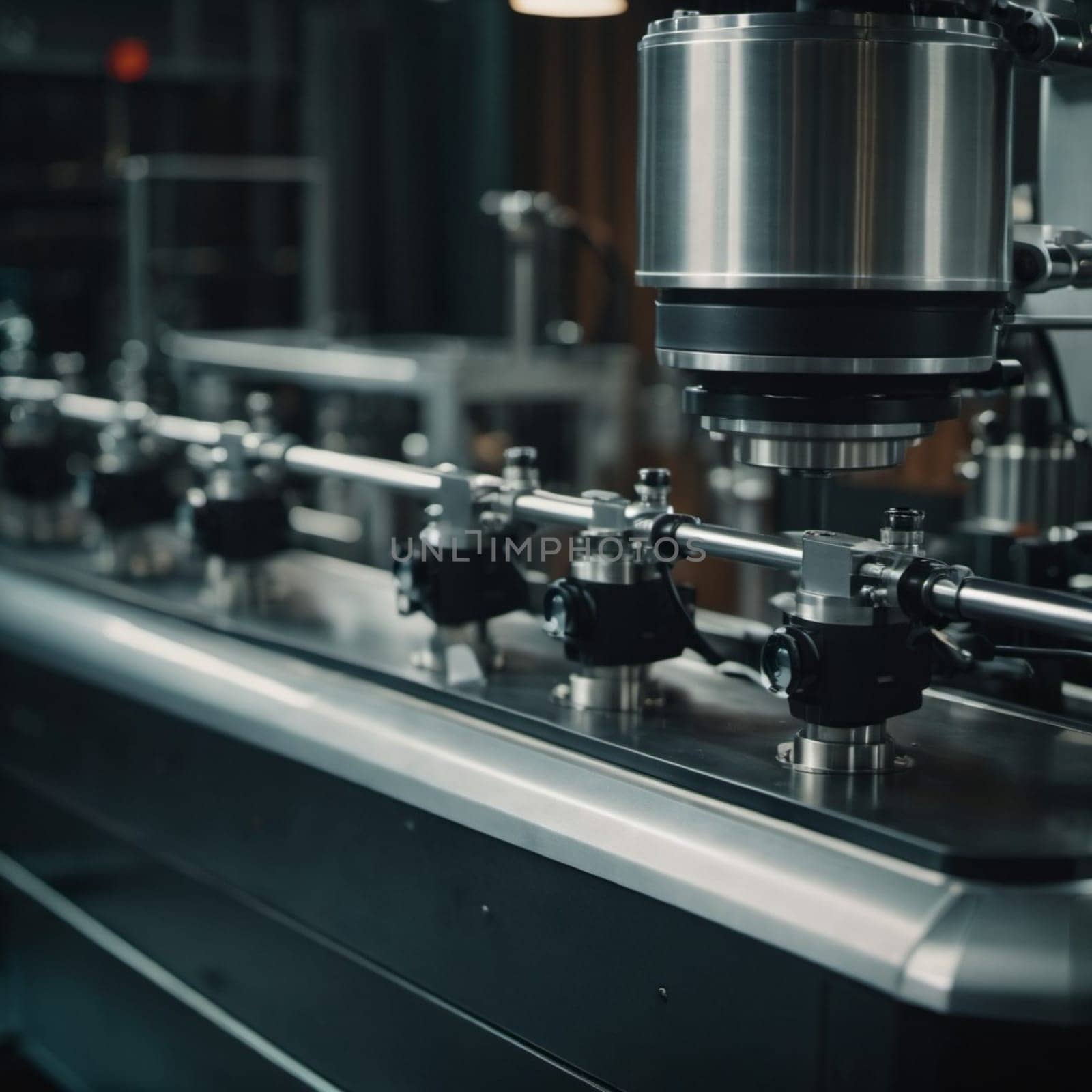 Precision milling machines are active in state-of-the-art manufacturing plant, working on components with high efficiency and accuracy. Modern factory workshop for continuous production. Generated AI.
