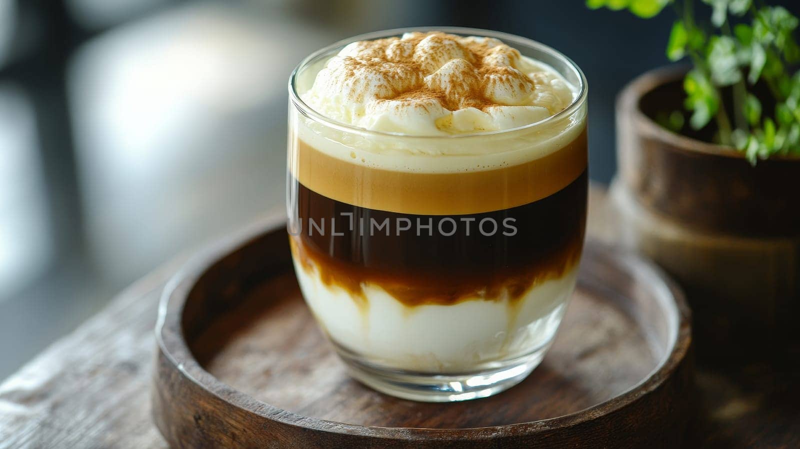 A rich Vietnamese Egg Coffee in a glass, showcasing layers of creamy egg foam and bold coffee.