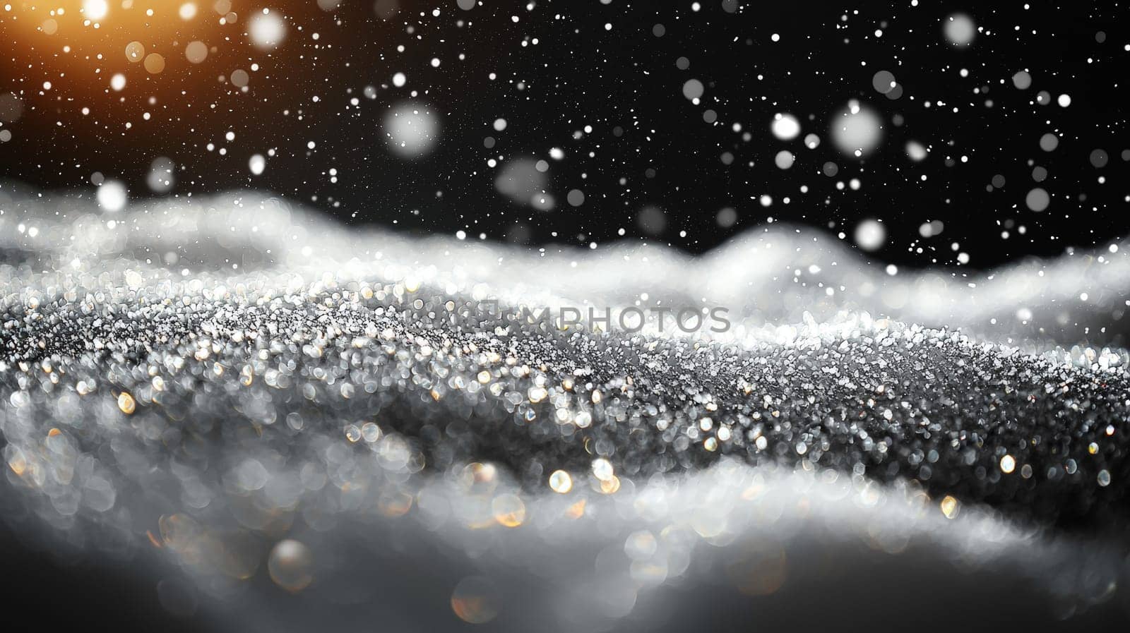 dramatic snowstorm overlay effect on a black background, showcasing swirling snowflakes and gusts of wind. This visual effect creates a cold, wintry atmosphere, perfect for enhancing images with a frosty, stormy feel. The stark contrast between the white snow and black backdrop adds intensity and depth to the scene.