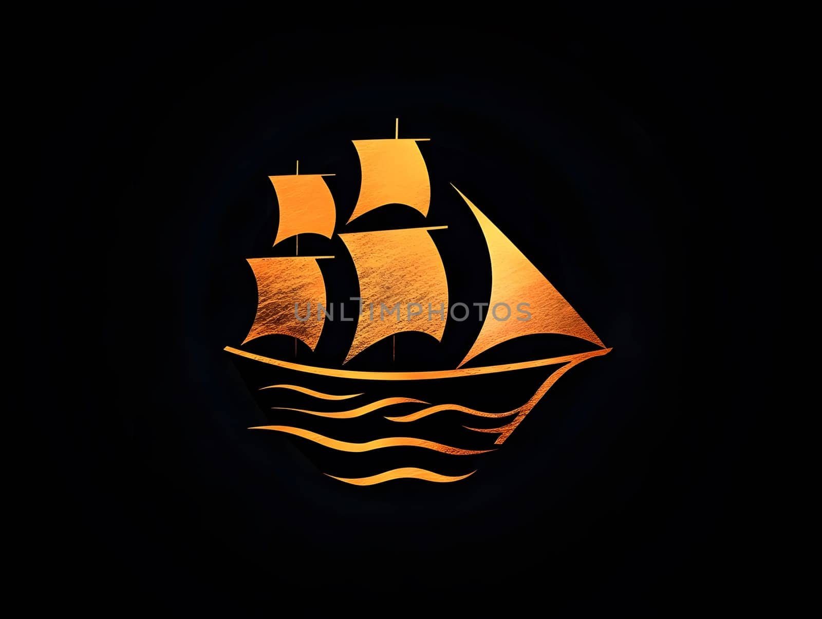 Awesome Sailing Ship Icon Sail Boat Logo Symbol