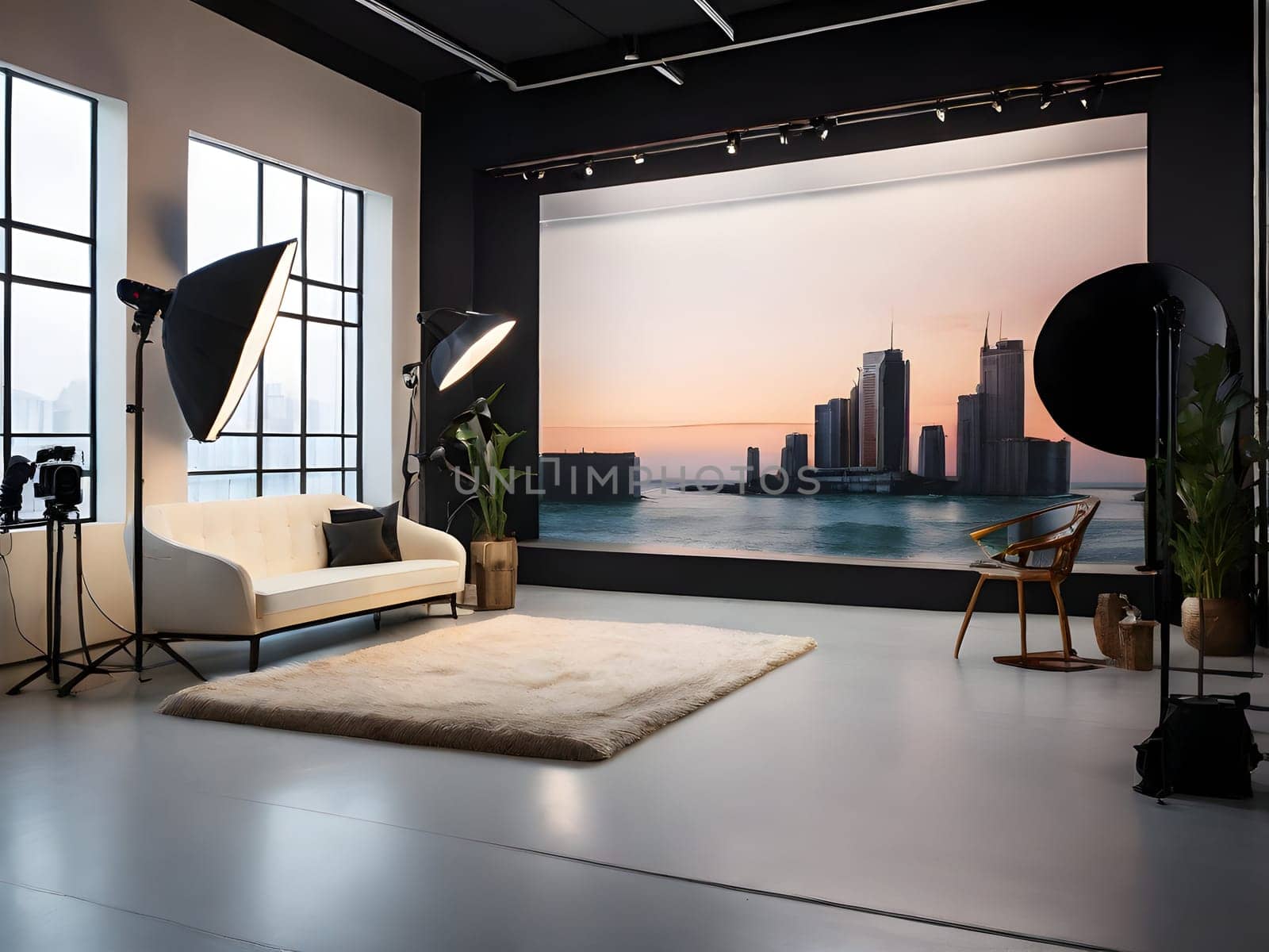 Interior of the photo studio